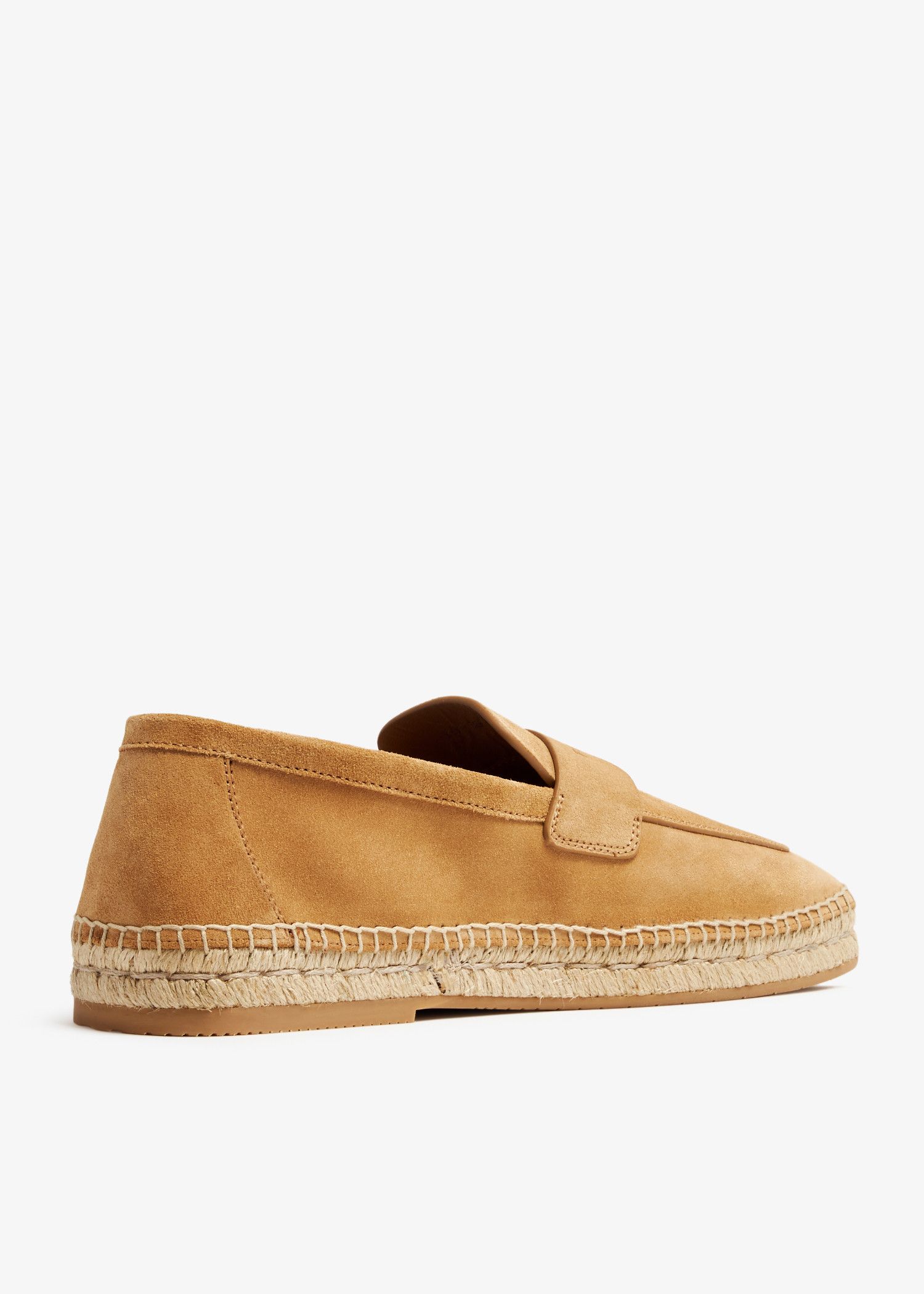 Salvatore Ferragamo o1s1rm0924 Suede Loafers in Light Camel Size US 11.5 / EU 44-45 - 4 Thumbnail