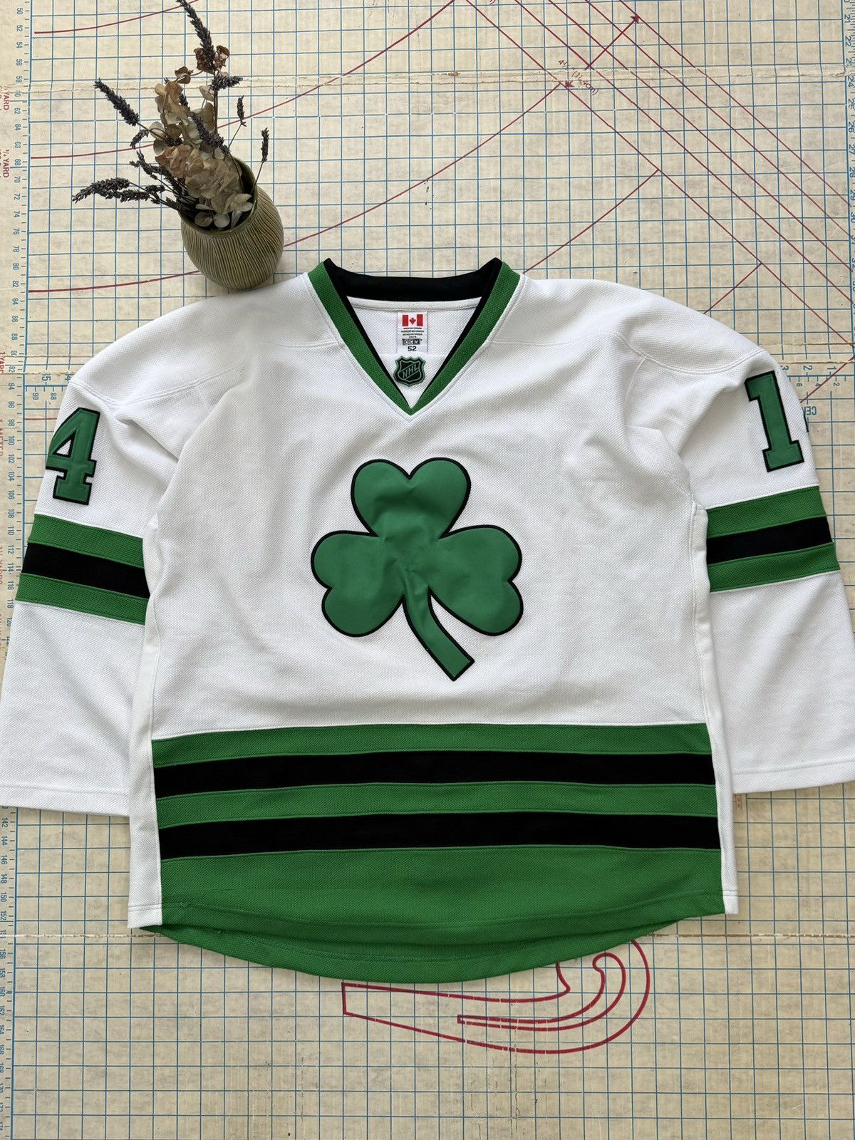 Vintage St Pats Toronto Maple Leafs Jersey With Fight Strap