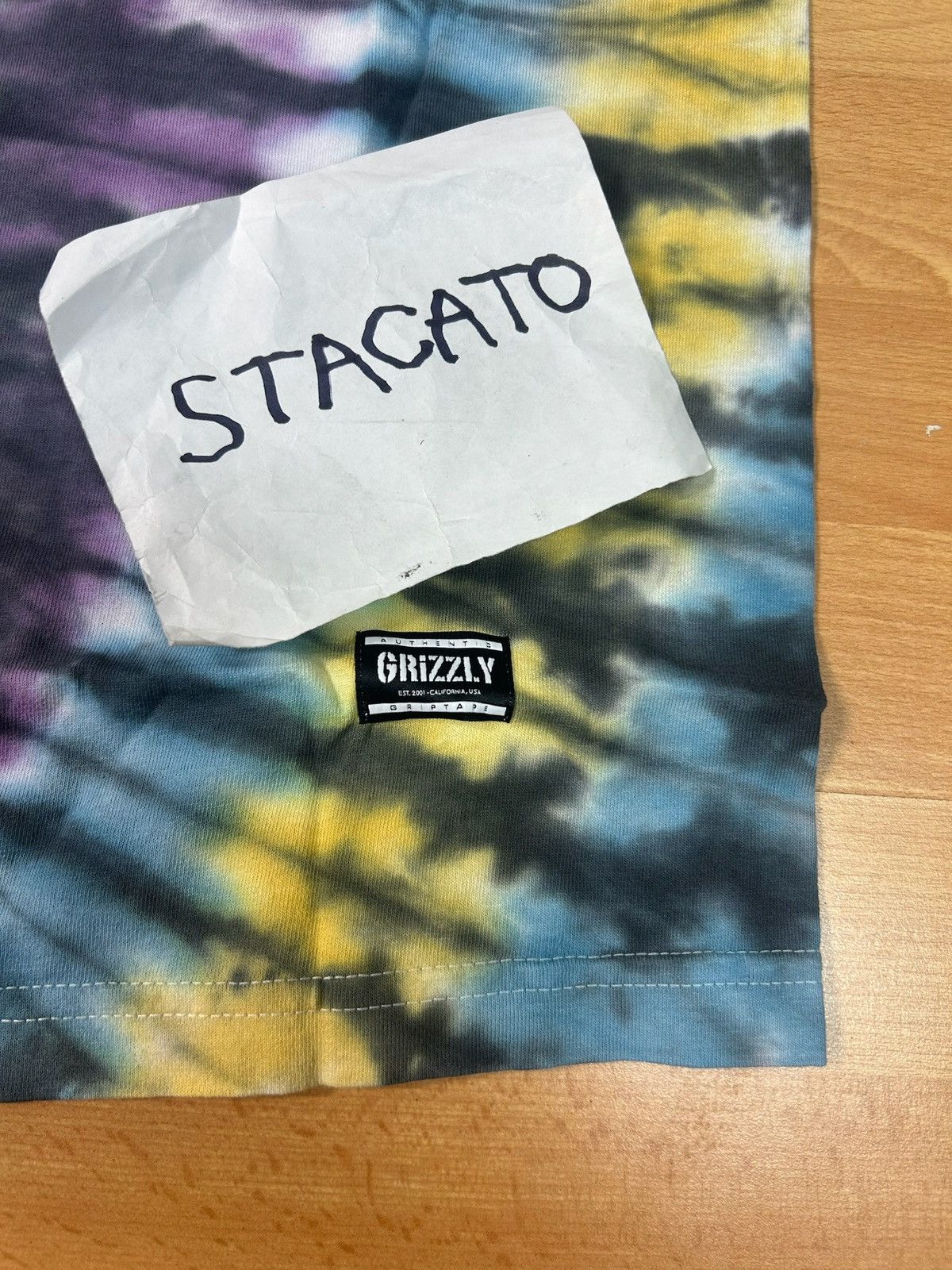 Grizzly Griptape × Rap Tees Grizzly Griptape Bear Logo Tie Dye Tee Size US M / EU 48-50 / 2 - 6 Thumbnail