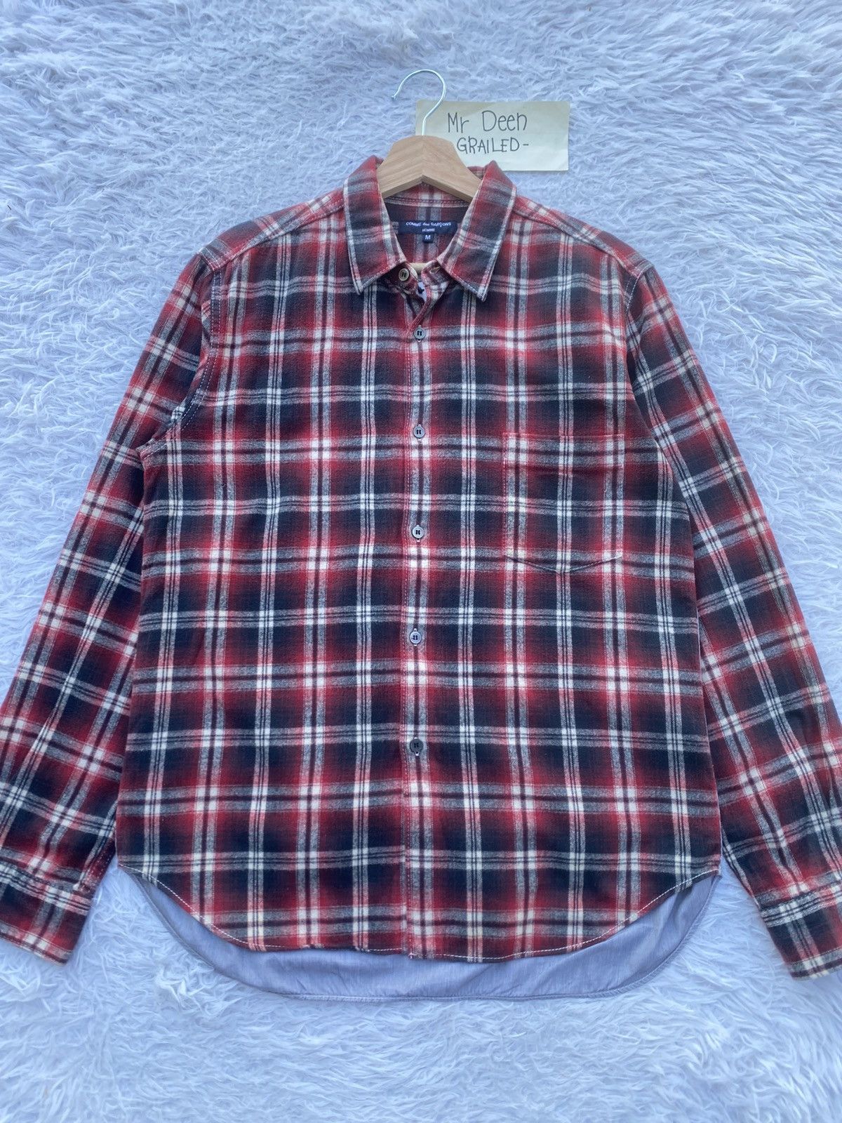 Comme des Garcons Homme Rare Comme Des Garcons Homme Longsleeve Flannel Size US M / EU 48-50 / 2 - 4 Thumbnail