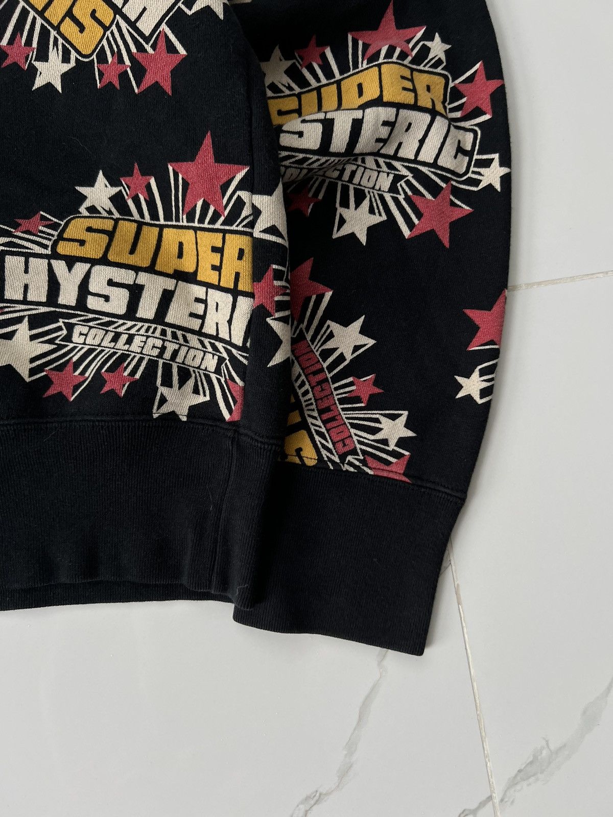 SUPER HYSTERIC GLAMOUR EXTREMLY RARE CREWNECK Y2K BOXY