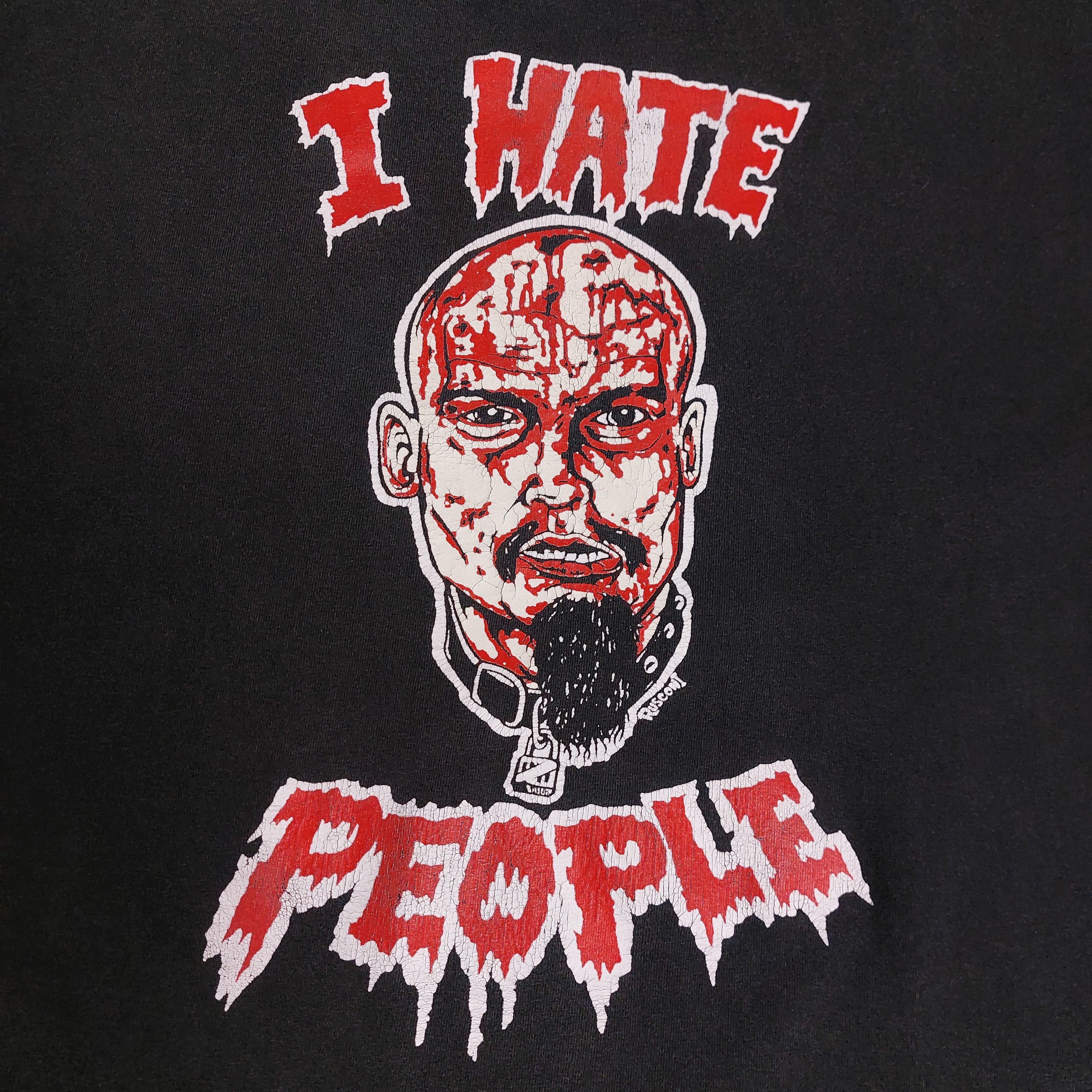Vintage GG Allin Lou Rusconi vintage punk t-shirt Size US XL / EU 56 / 4 - 2 Thumbnail