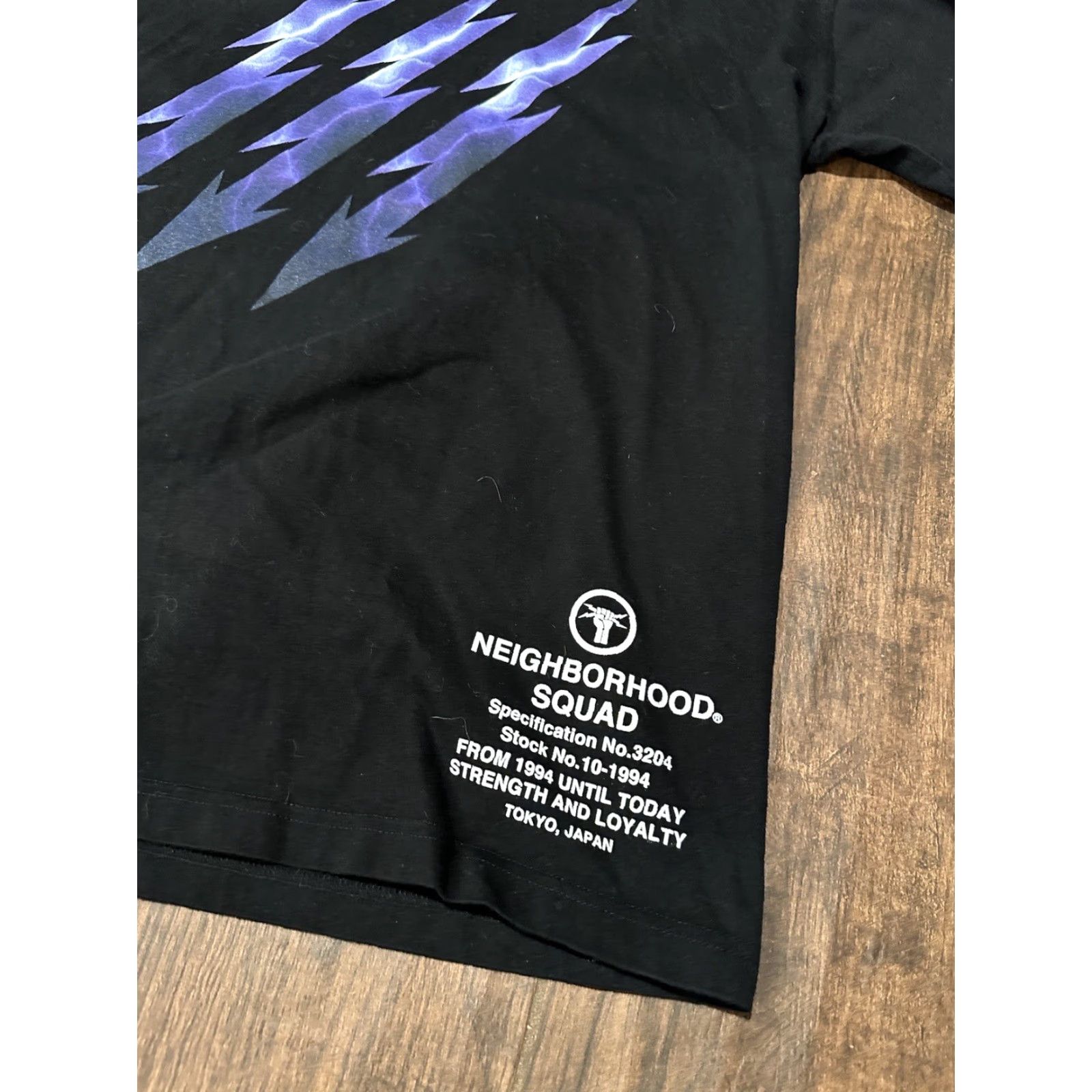 Neighborhood VINTAGE NEIGHBORHOOD T-Shirt Men 2XL Black Neighbourhood Graphic Print Long Sleeve, Limited Edition, Designer Theme, Round Neck Size US XXL / EU 58 / 5 - 5 Thumbnail