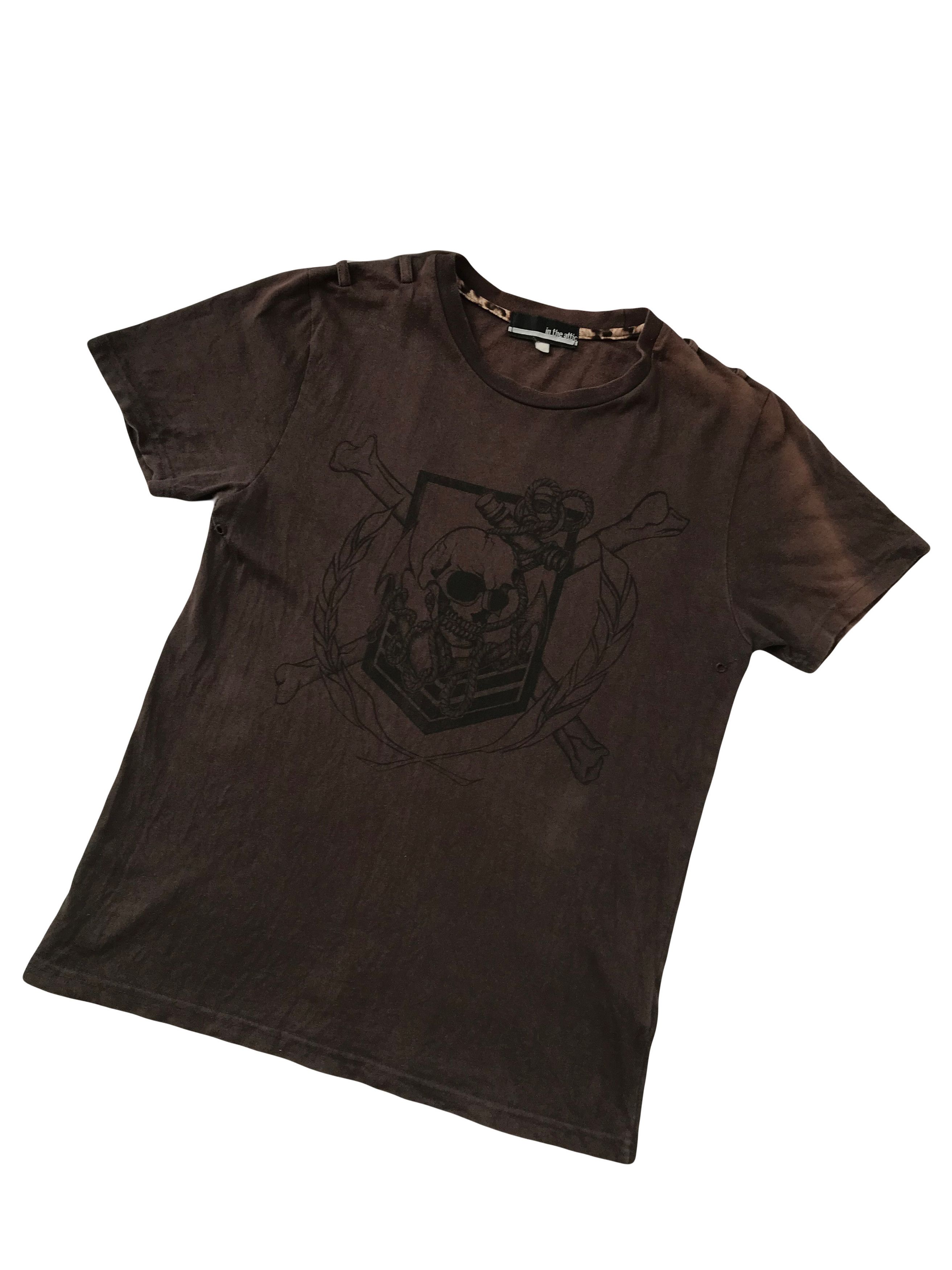 In The Attic 💀NEEDGONE💀 In The Attic Japanese Skull Print Faded Tee Size US XS / EU 42 / 0 - 1 Thumbnail