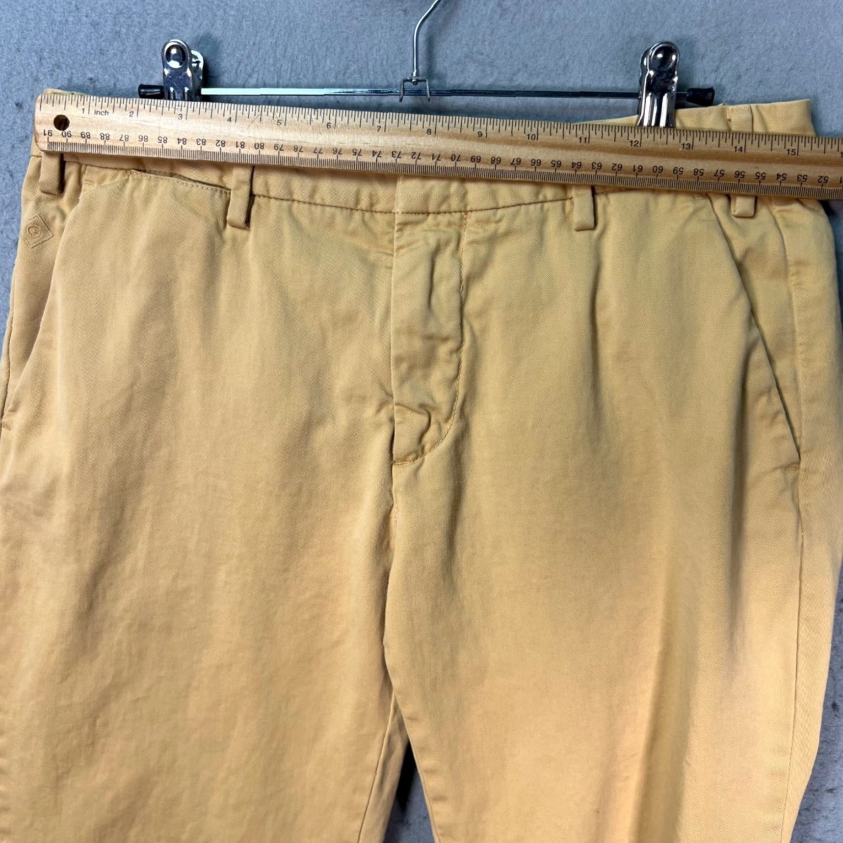 Gant Gant Rugger Mens 31x27 Yellow Chinos Slim Fit Trousers Chino Pants Shirt? Size US 31 - 7 Thumbnail