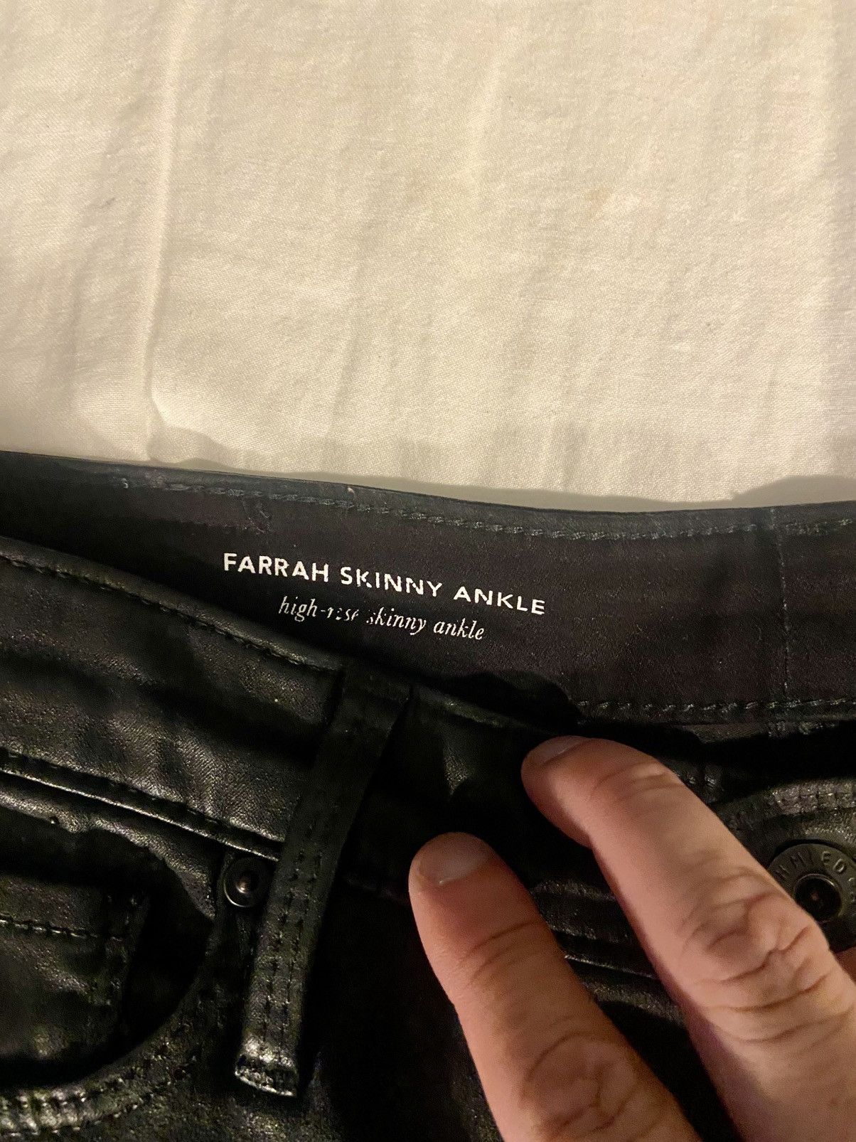 AG Adriano Goldschmied AG wax coated jeans Size 24" / US 00 / IT 34 - 12 Thumbnail