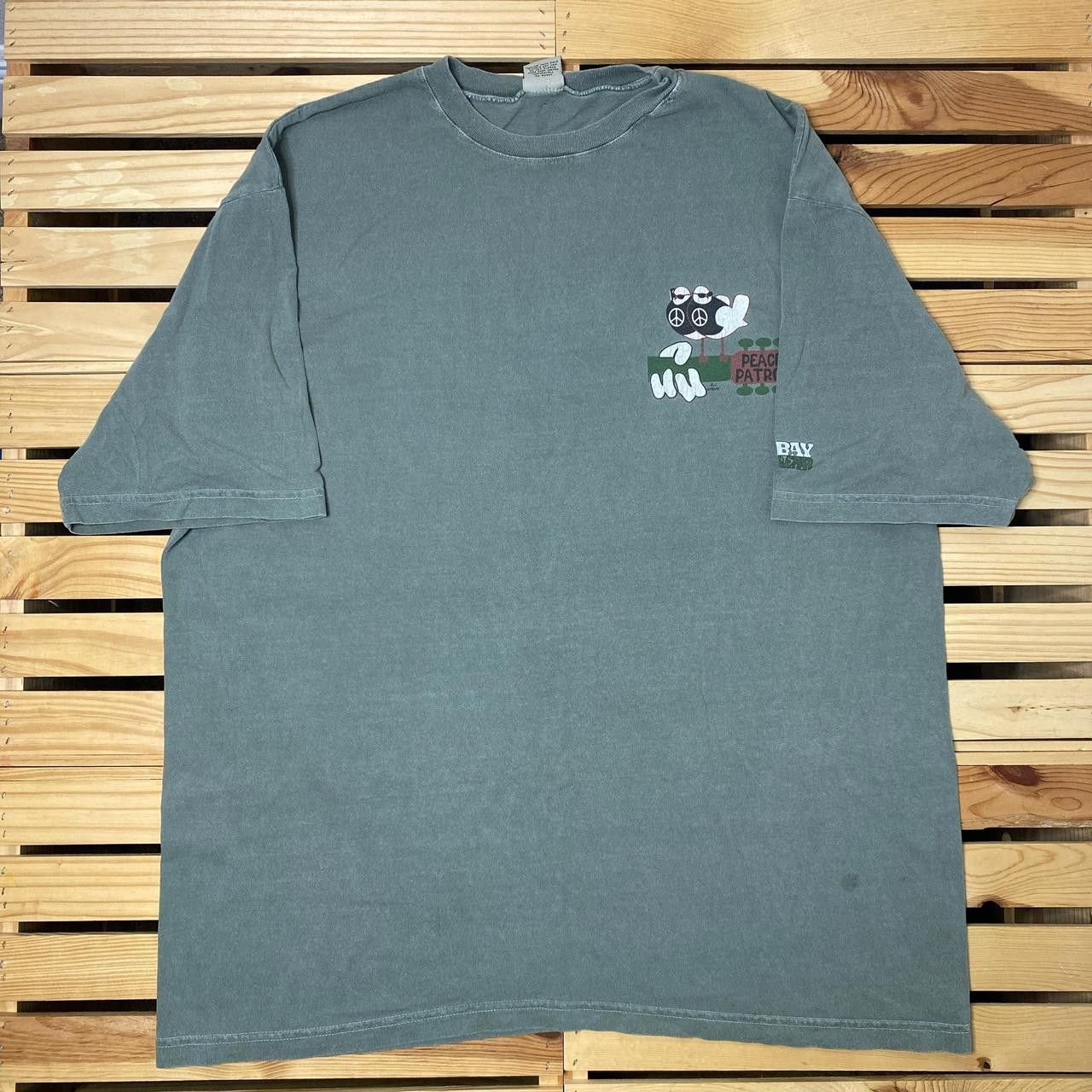 UNIONBAY Vintage Woodstock 1999 Peace Patrol Green Tee Size 2XL Size US XXL / EU 58 / 5 - 1 Thumbnail
