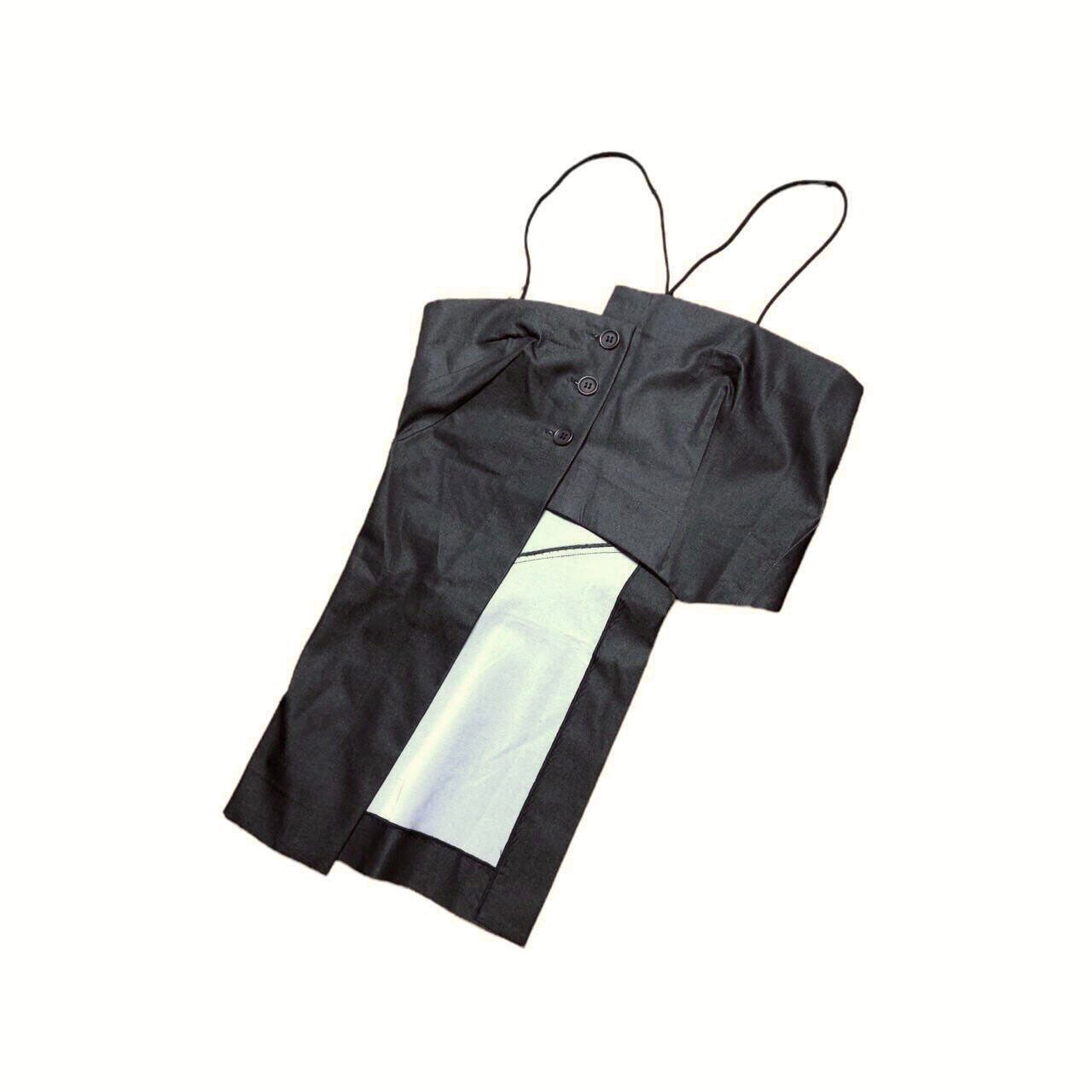 Cop Copine The Cop Copine Hyper Asymmetrical Corset Size ONE SIZE - 2 Thumbnail
