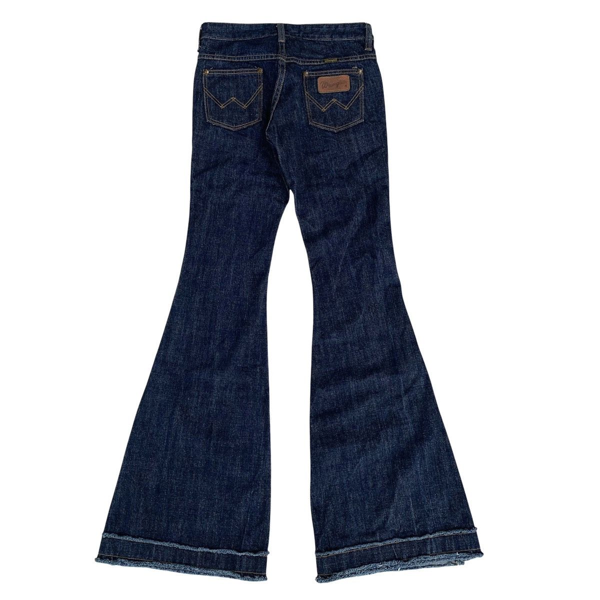 If Six Was Nine × Japanese Brand × Le Grande Bleu (L.G.B.) Crazy💥 Wrangler Flared Jeans Indigo Blue ifsix Fuga Style💥 Size 25" / US 0 / IT 36 - 8 Thumbnail