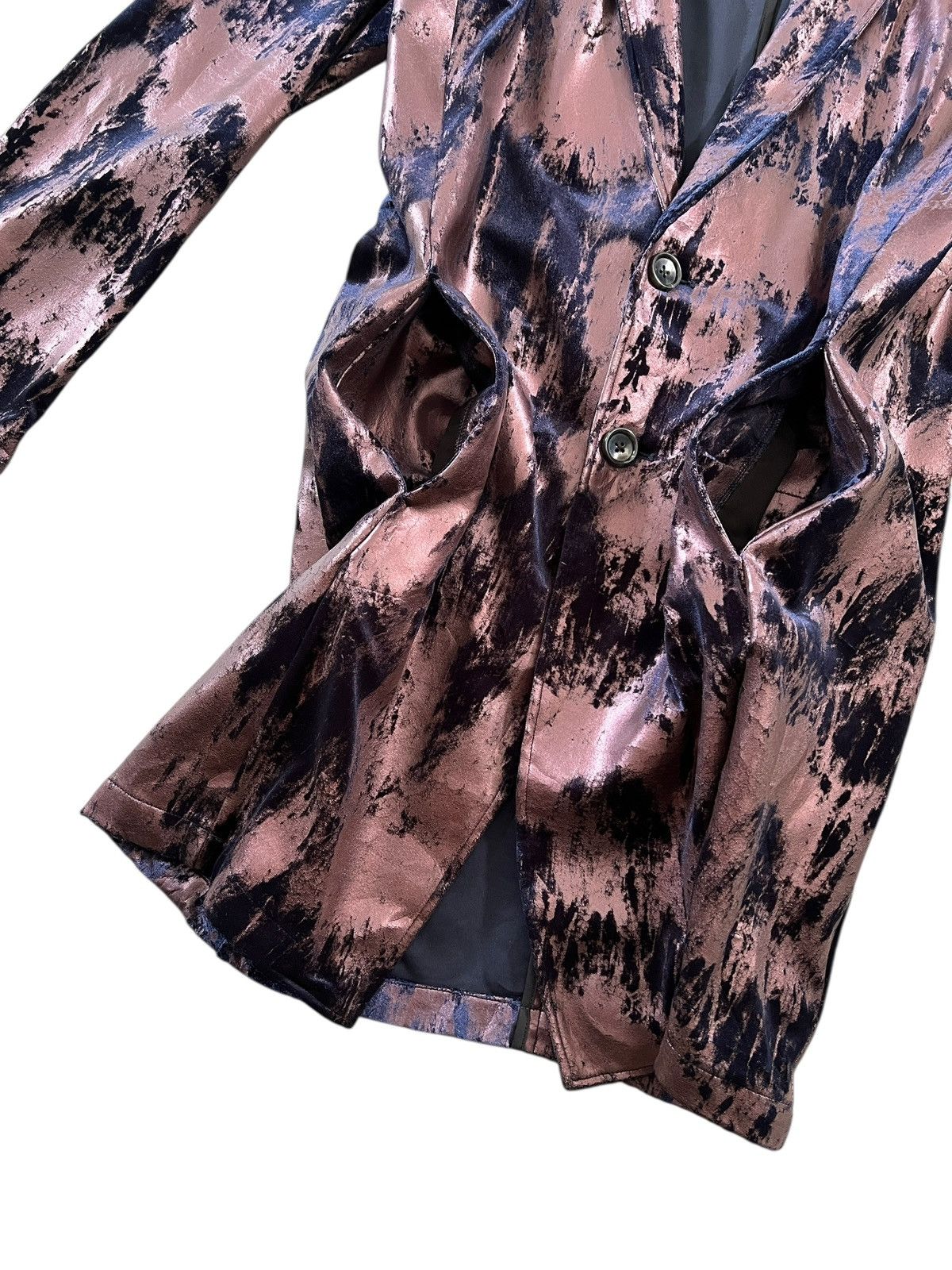 Tornado Mart Tornado Mart Coated Velvet Long Coat Size US M / EU 48-50 / 2 - 7 Thumbnail