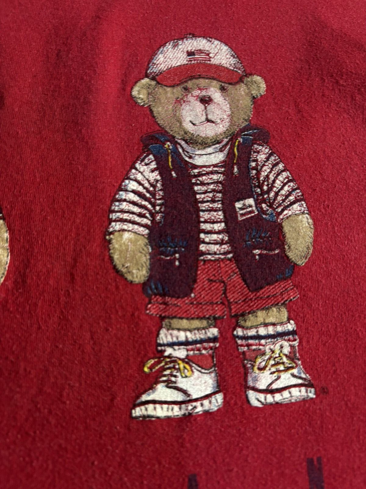Japanese Brand × Polo Ralph Lauren × Vintage Japanese Brand CHIC Triple Bear Polo Bear Style T-Shirt Size US L / EU 52-54 / 3 - 6 Thumbnail