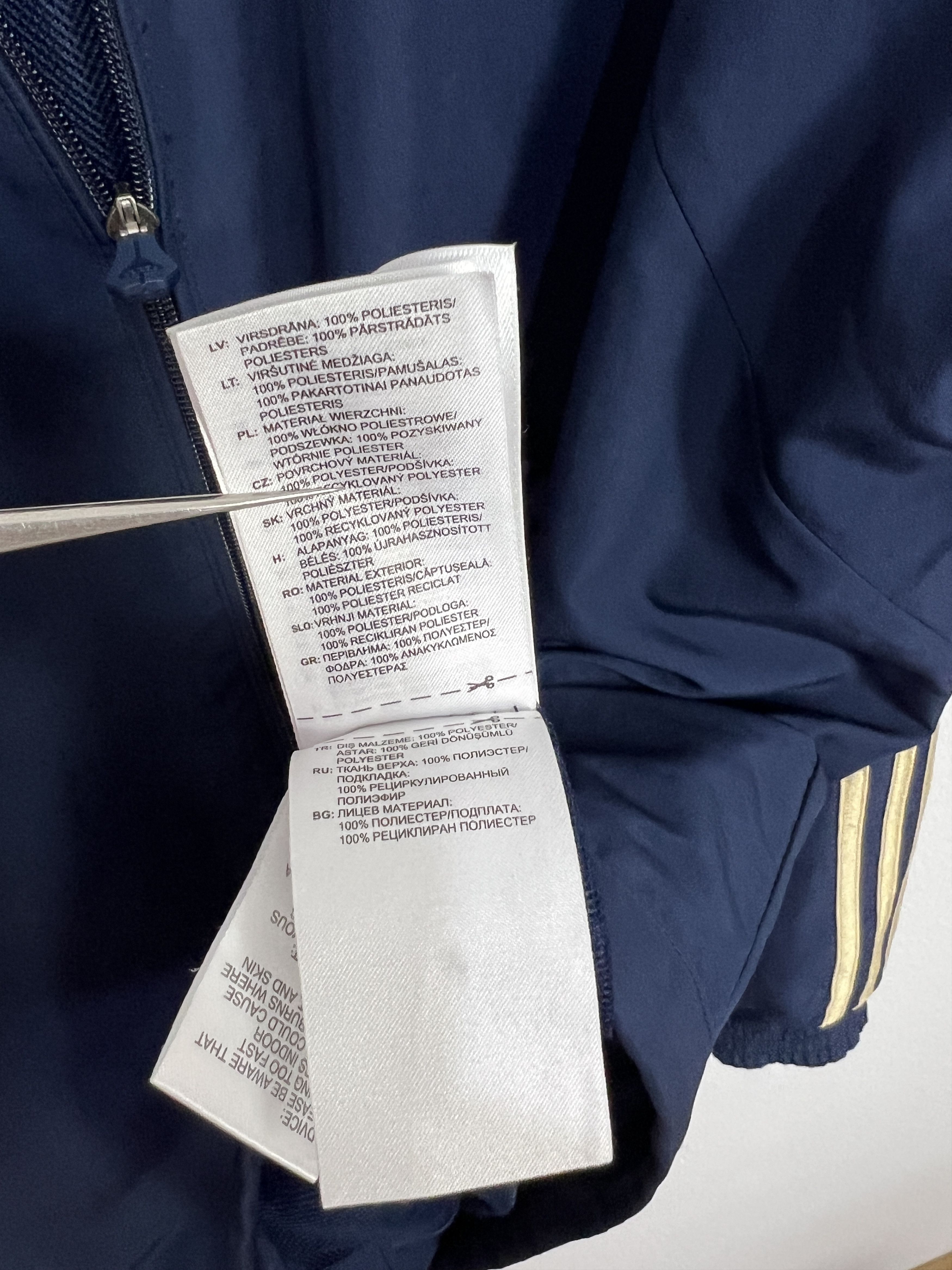 Adidas Vintage Adidas Blue Chelsea Football Jacket Soccer Mens Size US L / EU 52-54 / 3 - 14 Thumbnail