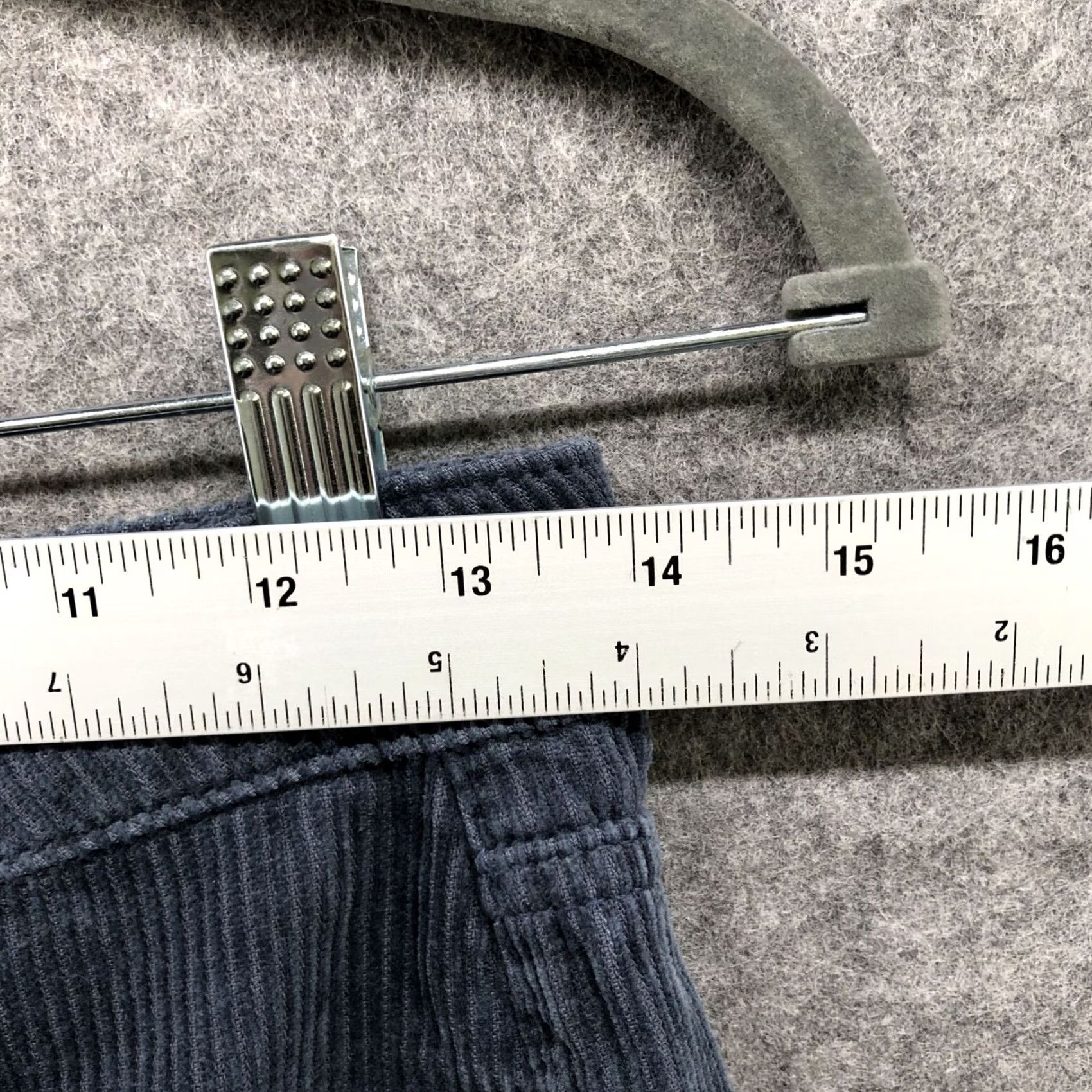 Bdg BDG Urban Outfitters Mom High Rise Corduroy Pants Womens 27 Gray Blue Corduroy Chino Pockets Tapered Relaxed Fall Winter Pants Mens Womens Girls Boys Size 27" / US 4 / IT 40 - 6 Thumbnail