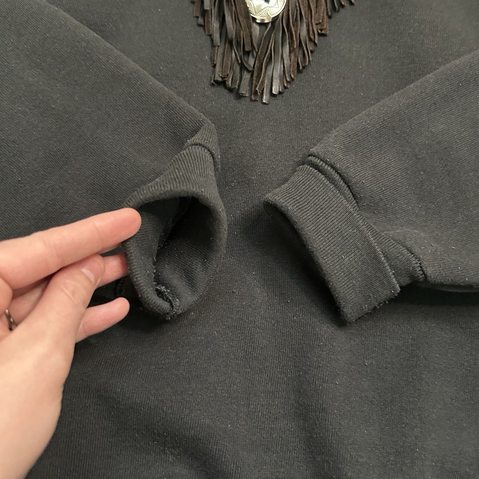 Other Vintage Rare Tony Ward Black Leather Shirt One Size Fits All Size ONE SIZE - 9 Thumbnail