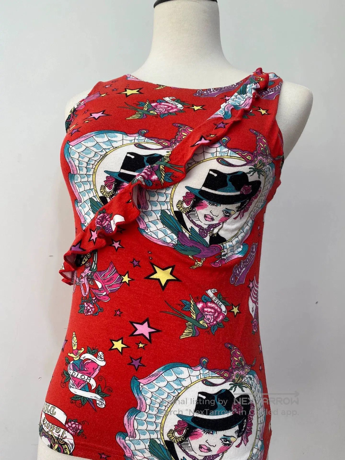 Dior VintageDior Spanish Dancer Tank Top. Size M / US 6-8 / IT 42-44 - 4 Thumbnail
