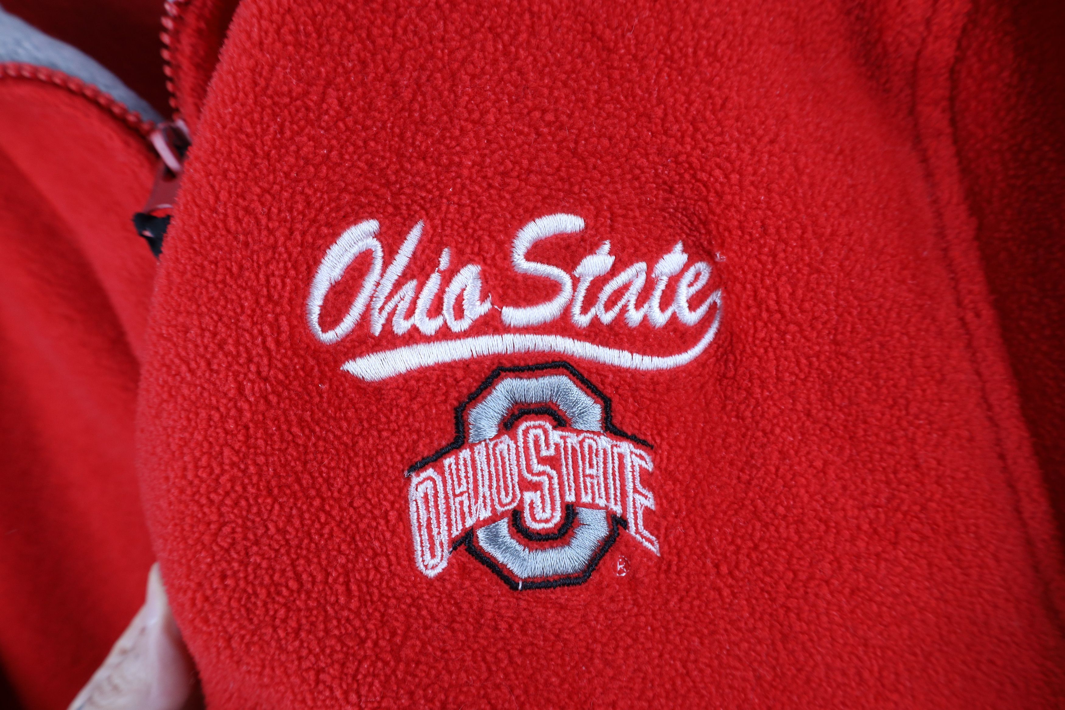 Starter Vintage 90s Starter State University Half Zip Fleece Sweater Size US XL / EU 56 / 4 - 4 Thumbnail