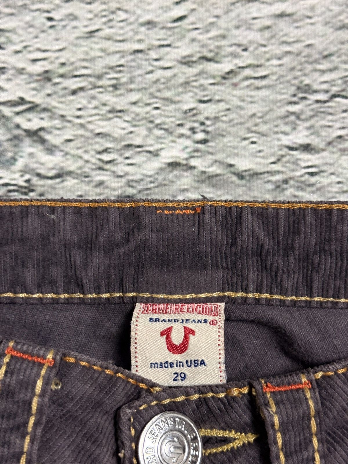 True Religion True Religion Billy Big T jeans cords corduroy pants flared Size US 29 - 10 Thumbnail