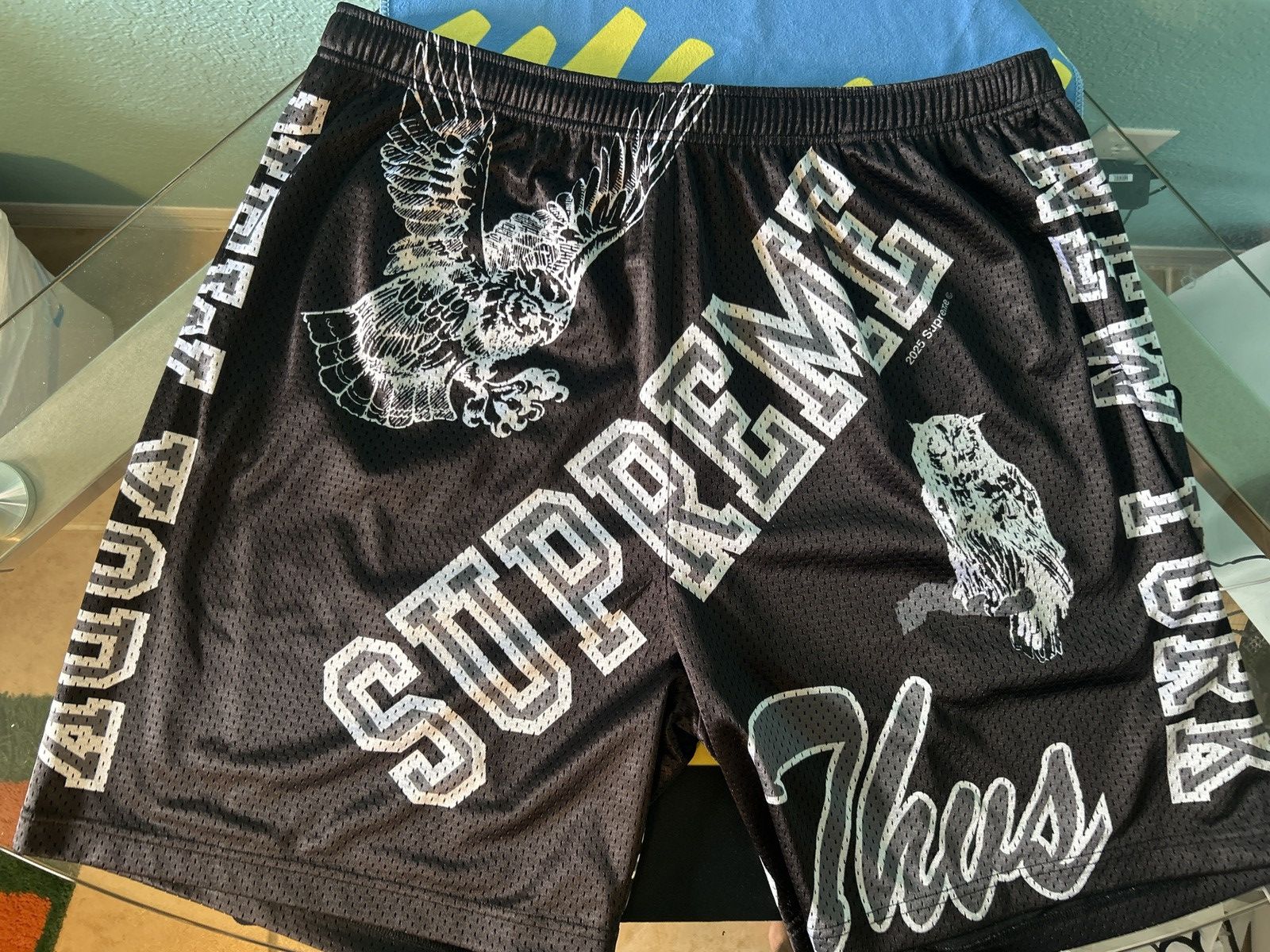 ウェア supreme varsity mesh short dark green 1609574_02.jpg.jpeg