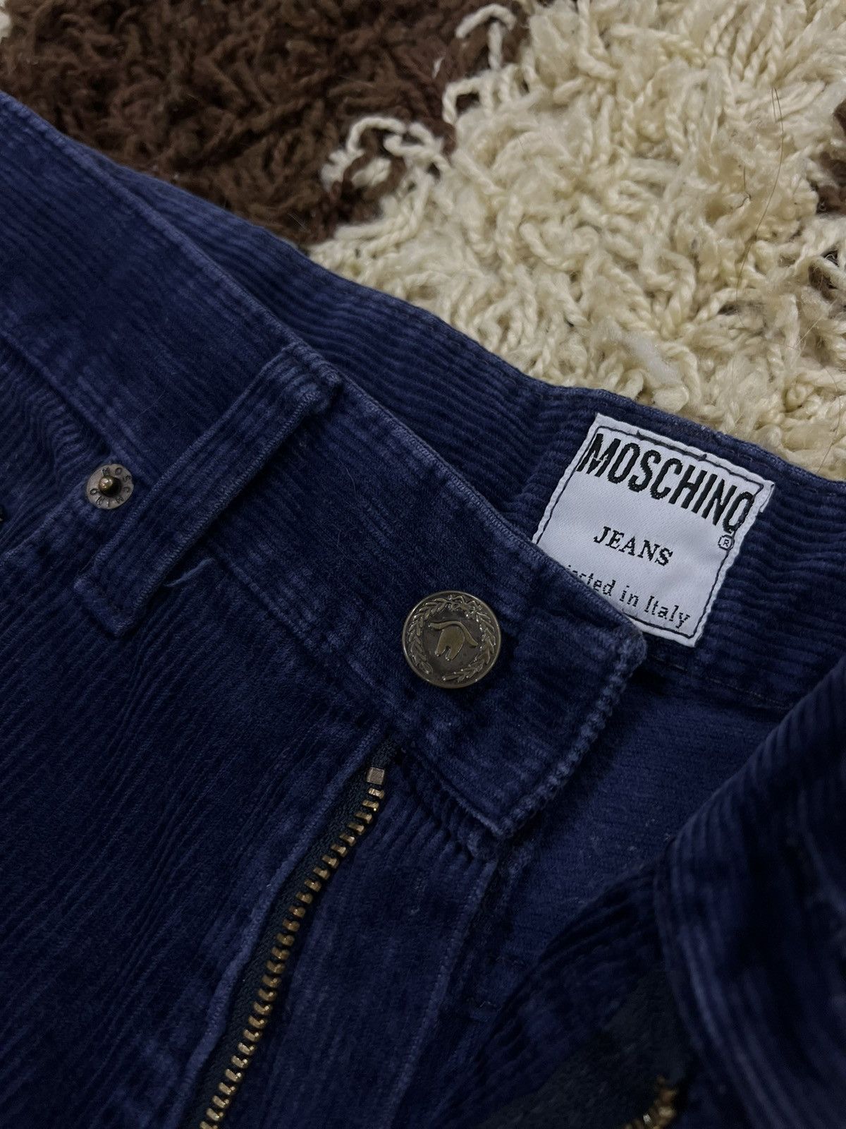 Japanese Brand × Moschino × Vintage Vintage velvet pants Moschino Avant Garde style Japanese 90s Size US 32 / EU 48 - 8 Thumbnail