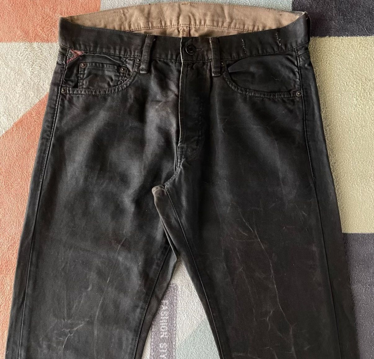 Denim & Supply Ralph Lauren Denim Supply Ralph Lauren Coated Canvas Pants K22 Size US 29 - 2 Thumbnail