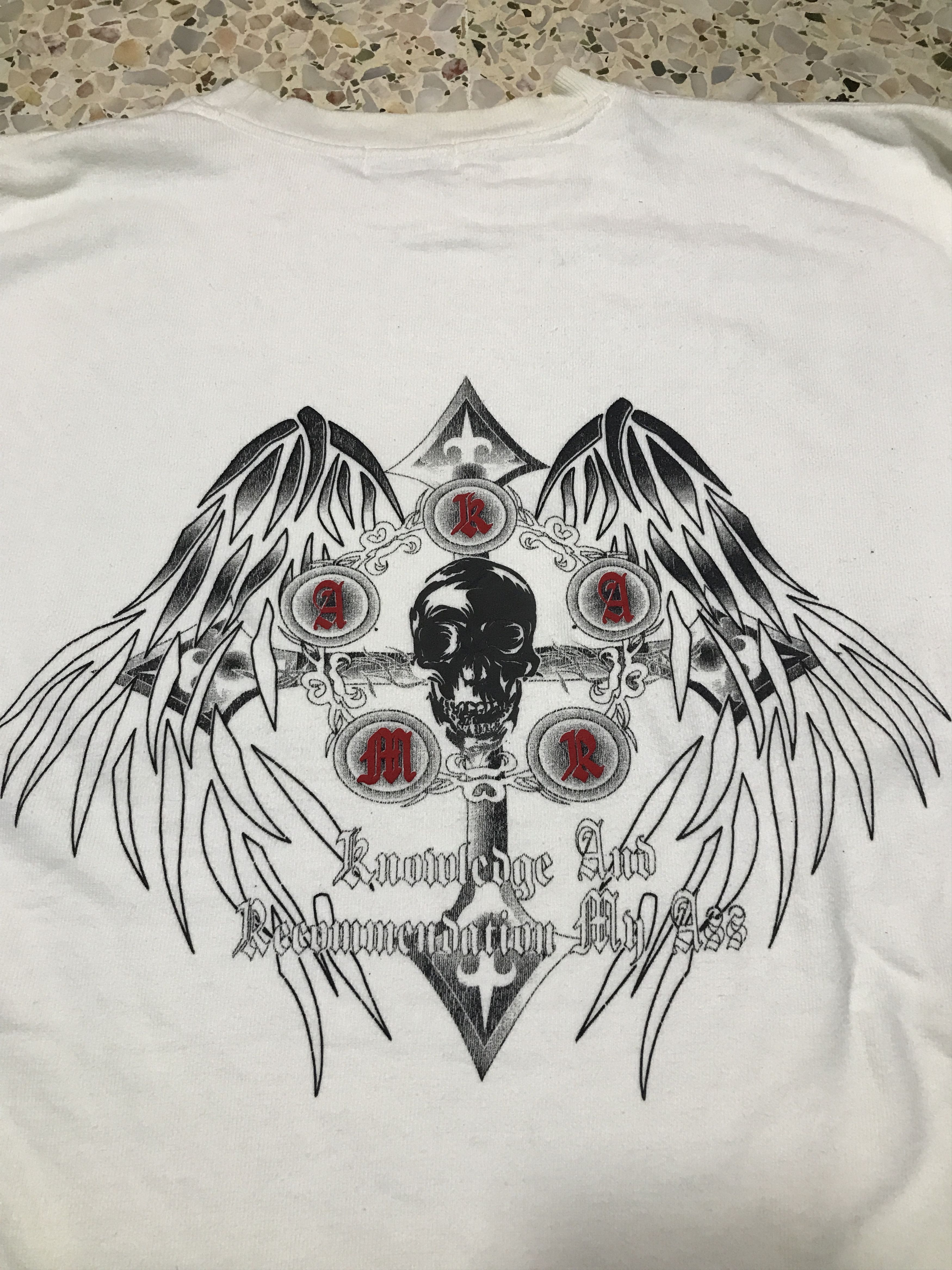 Japanese Brand [Perfect]Y2K Karma Skull sweatshirt Size US L / EU 52-54 / 3 - 2 Thumbnail