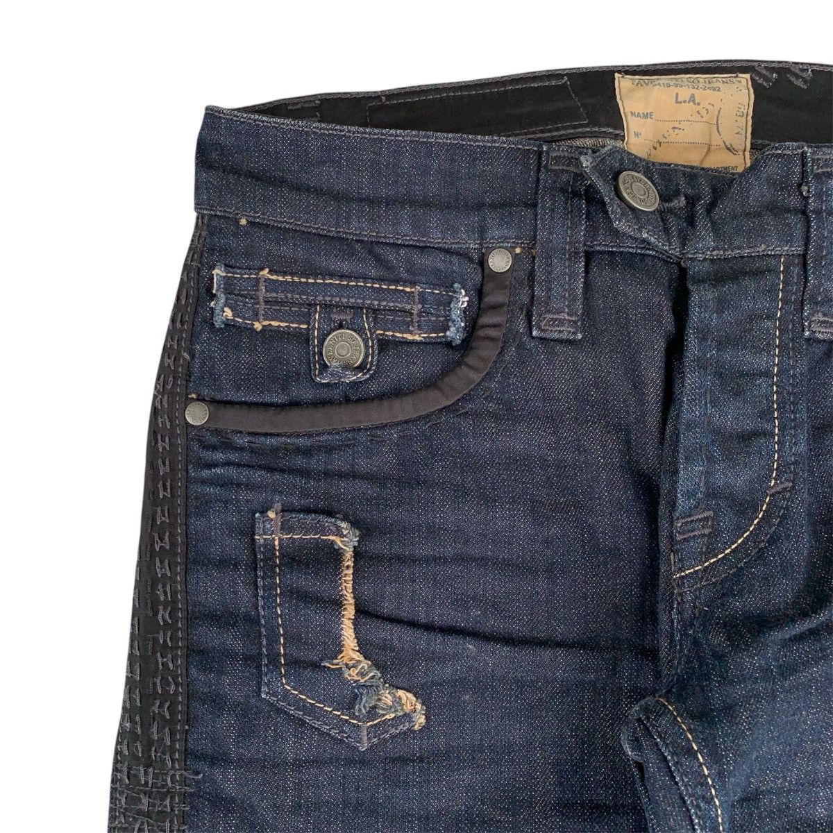 Japanese Brand Taverniti Multipockets Flared Jeans Tornado Mart LGB Style👖 Size US 30 / EU 46 - 5 Thumbnail