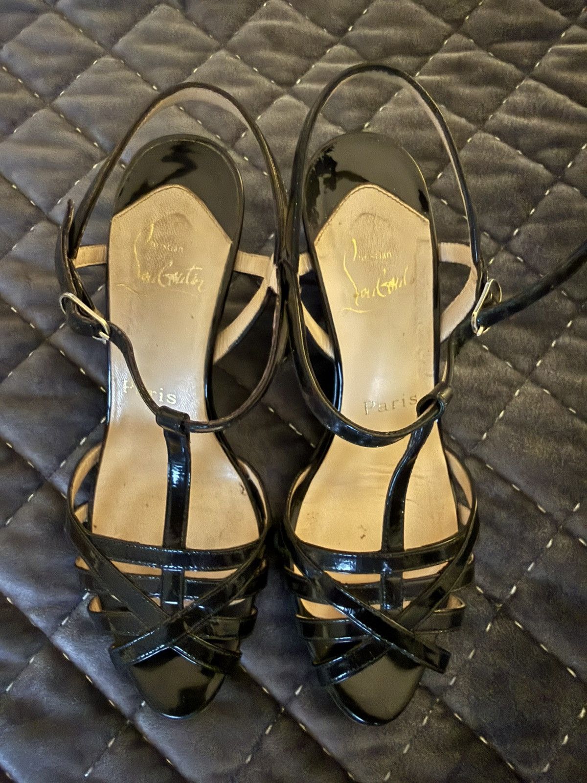 Christian Louboutin Christian Louboutin Black Heels Size US 6 / IT 36 - 2 Thumbnail