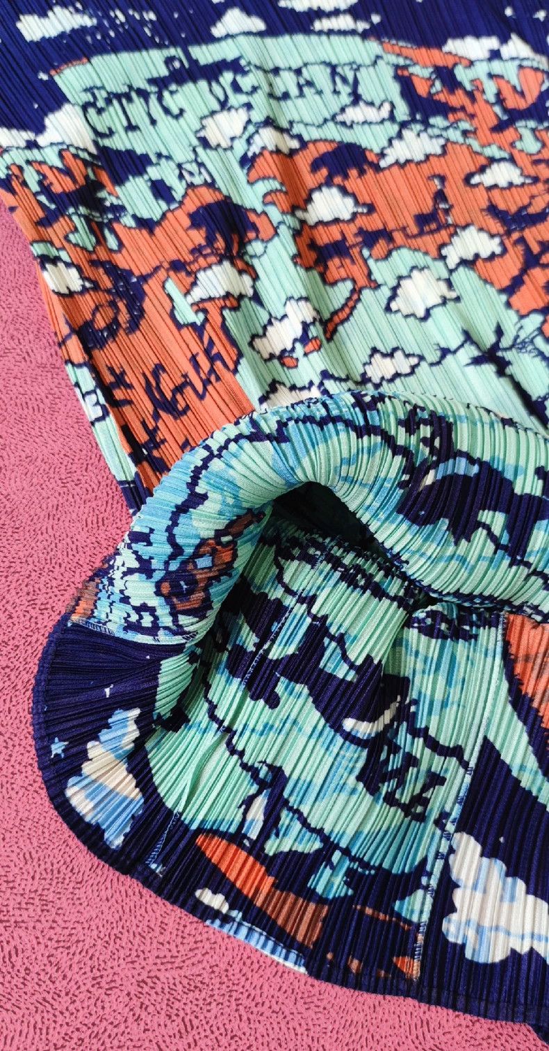 Issey Miyake Issey Miyake size:3 Blue bestseller North American map dre Size M / US 6-8 / IT 42-44 - 5 Thumbnail