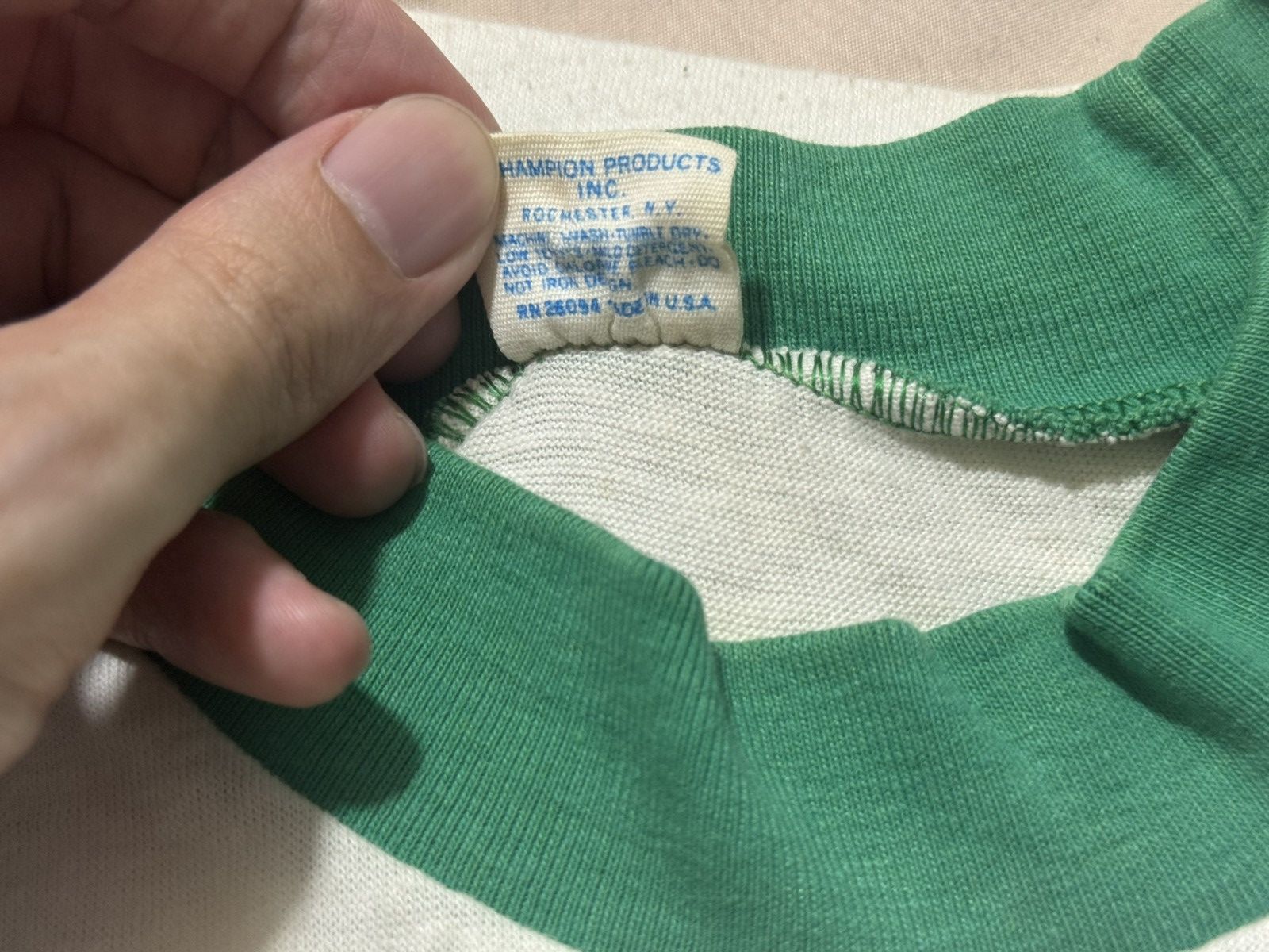 Vintage Vintage 80s Champion Notre Dame University Quarter Sleeve Size US M / EU 48-50 / 2 - 7 Thumbnail