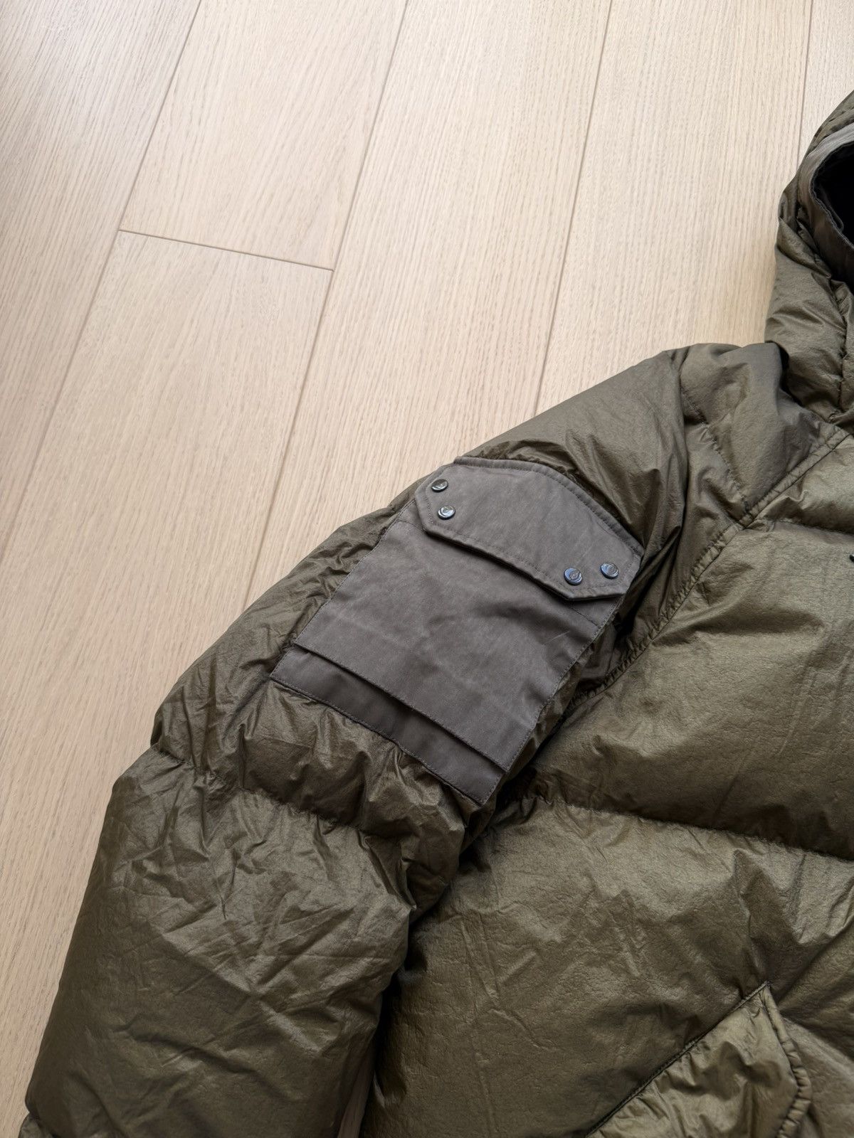 Ten C Ten C Iced Combo Down Jacket Olive 52/XL Size US XL / EU 56 / 4 - 5 Thumbnail