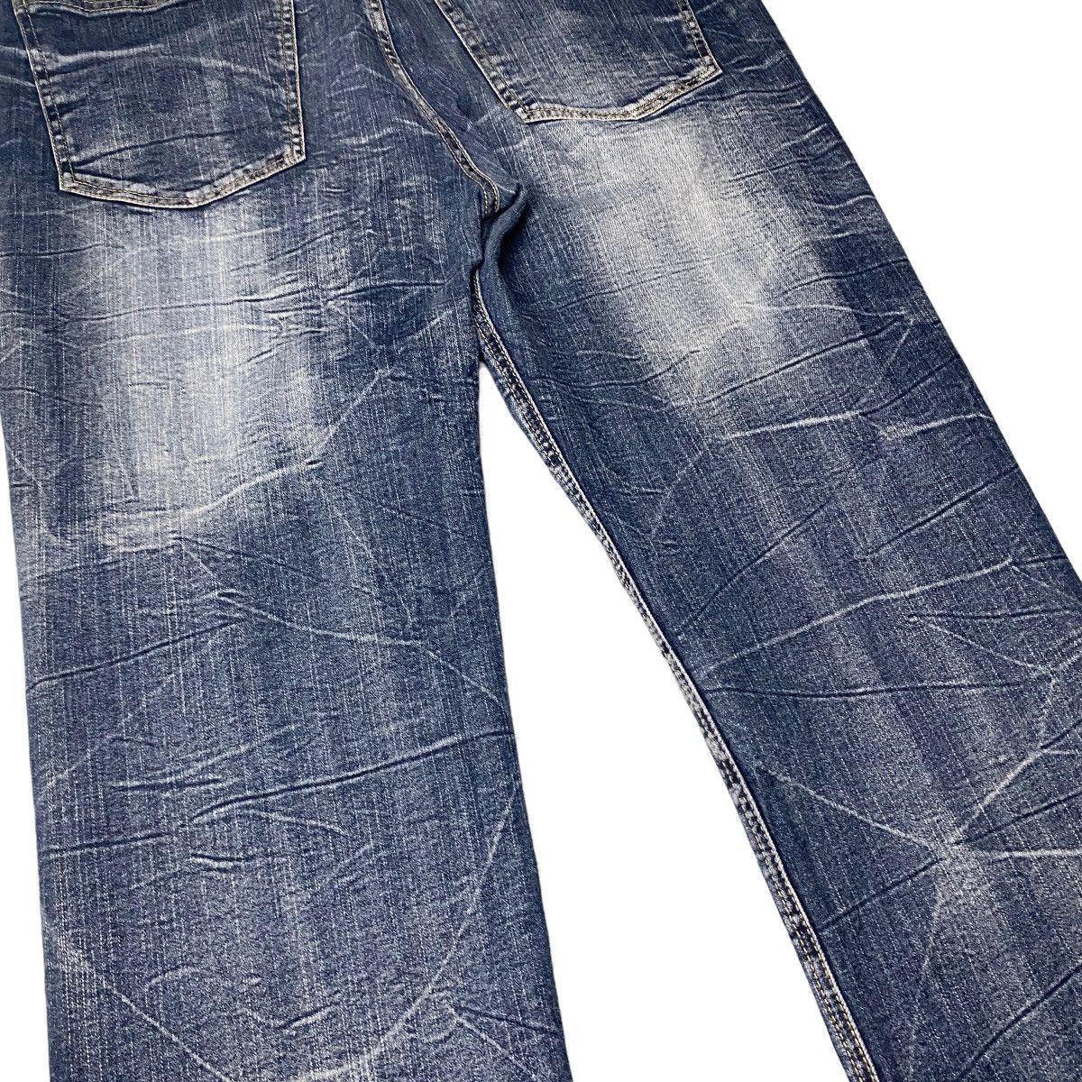 If Six Was Nine Flared Big Whiskered Straight Cut Jeans Size US 37 - 9 Thumbnail