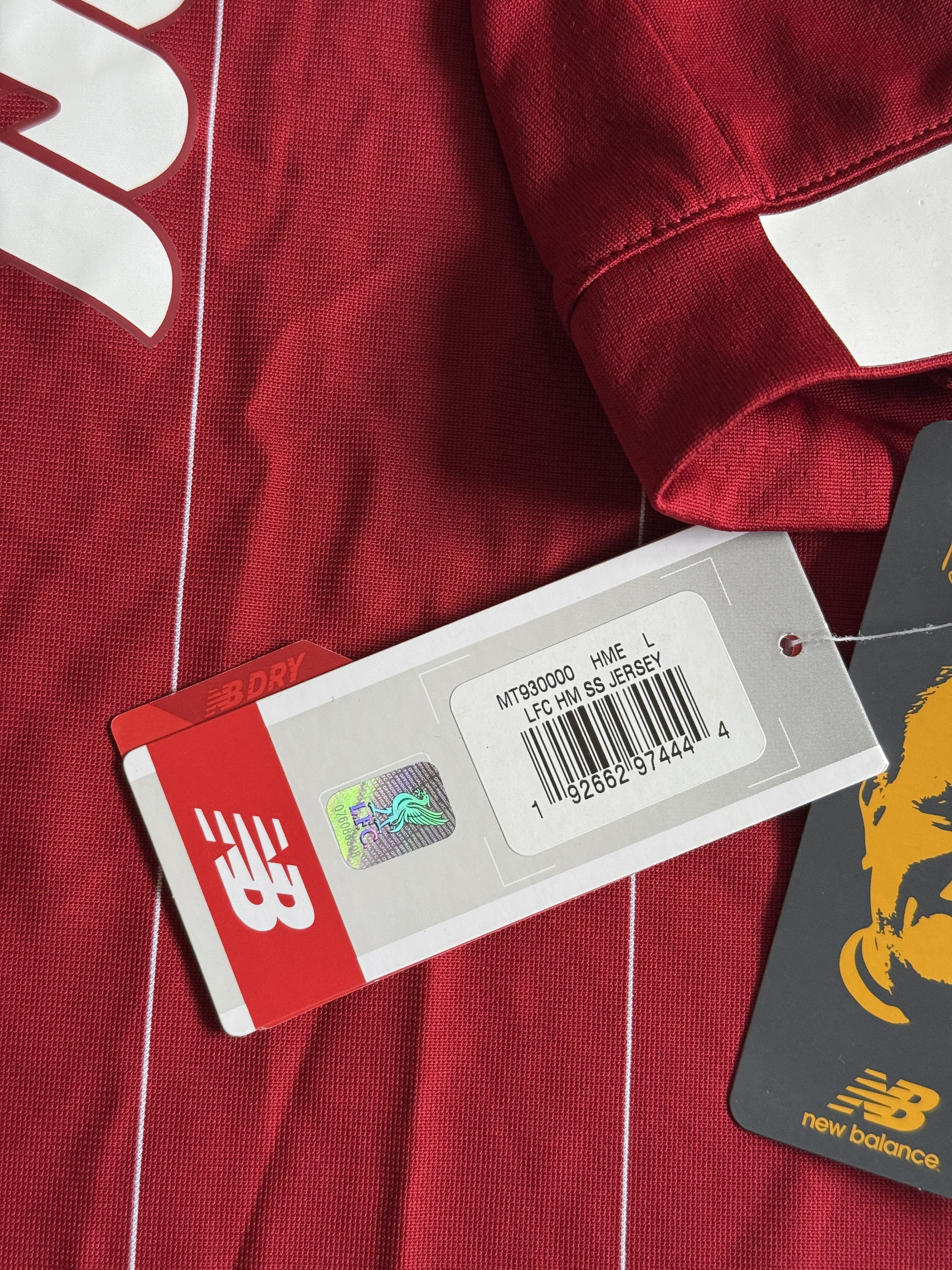 New Balance LIVERPOOL 2019 2020 FOOTBALL SHIRT SOCCER JERSEY L Size US L / EU 52-54 / 3 - 9 Thumbnail