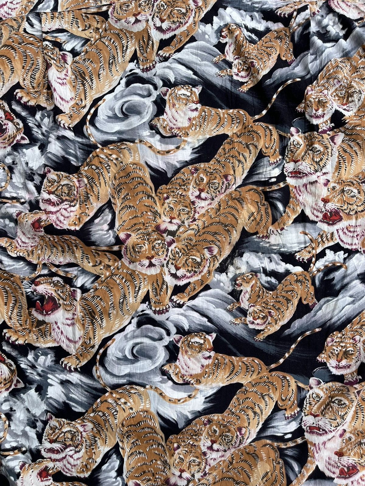 Sun Surf Sun Surf Tiger Toyo Enterprise Open Collar Hawaiian Shirt Size US L / EU 52-54 / 3 - 7 Thumbnail