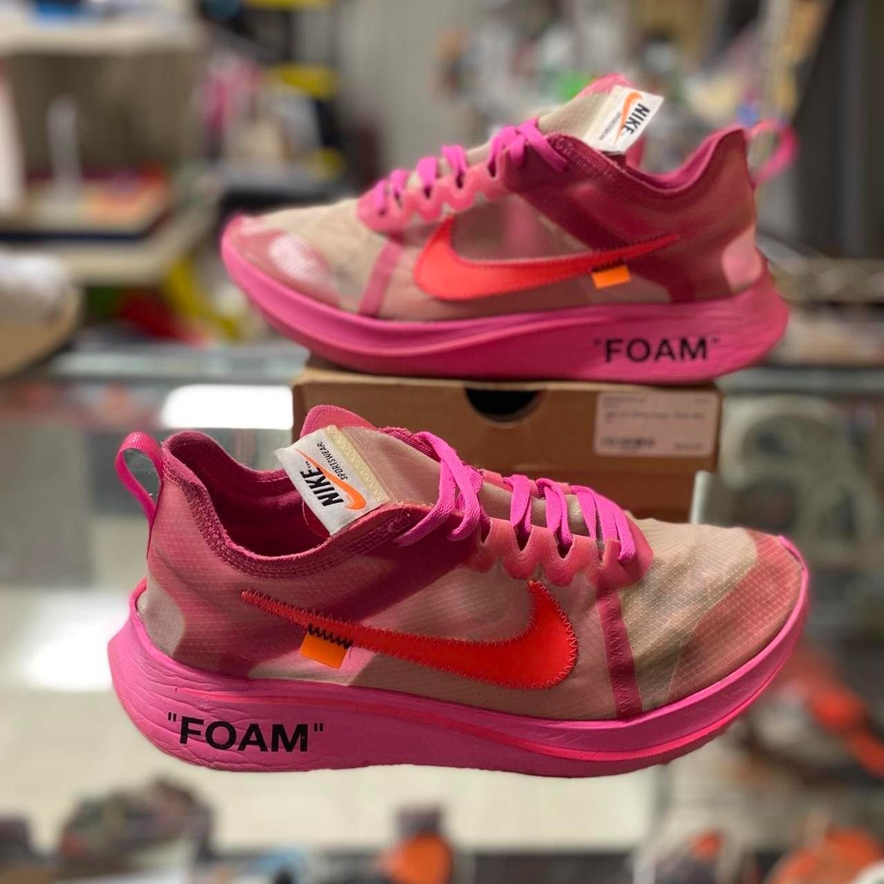 Nike Nike Off White Zoom Fly Size US 10 / EU 43 - 1 Thumbnail