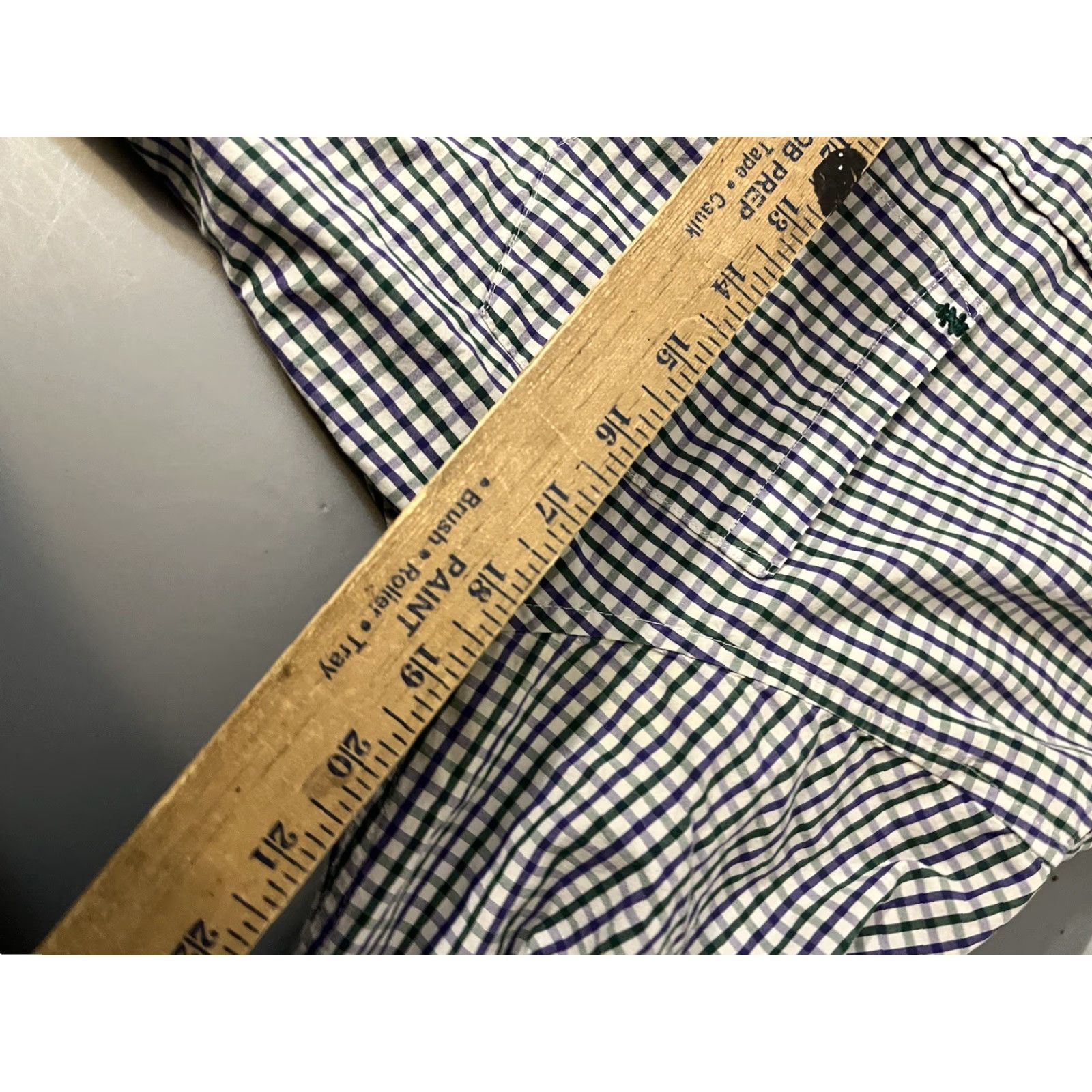 Izod IZOD Shirt Long Sleeve Button-Down Gingham Polo Golf Multicolor S Mens Size US S / EU 44-46 / 1 - 5 Thumbnail