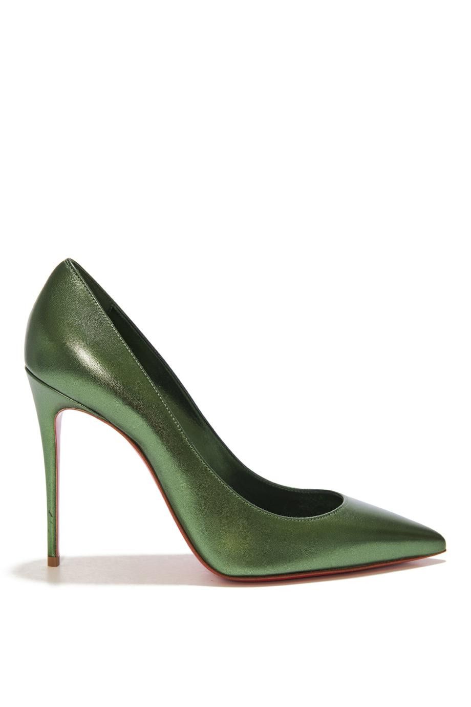 Christian Louboutin o1s1wg110225 Heels in Olive Size US 11 / IT 41 - 1 Thumbnail
