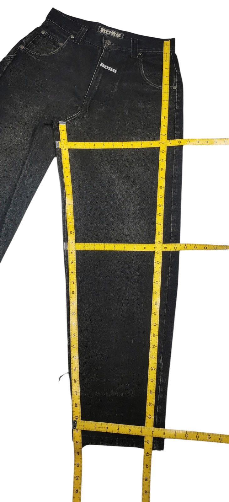 Hugo Boss Hugo Boss Baggy Distressed Jeans Vintage Y2K 90s GUC Size US 30 / EU 46 - 13 Thumbnail