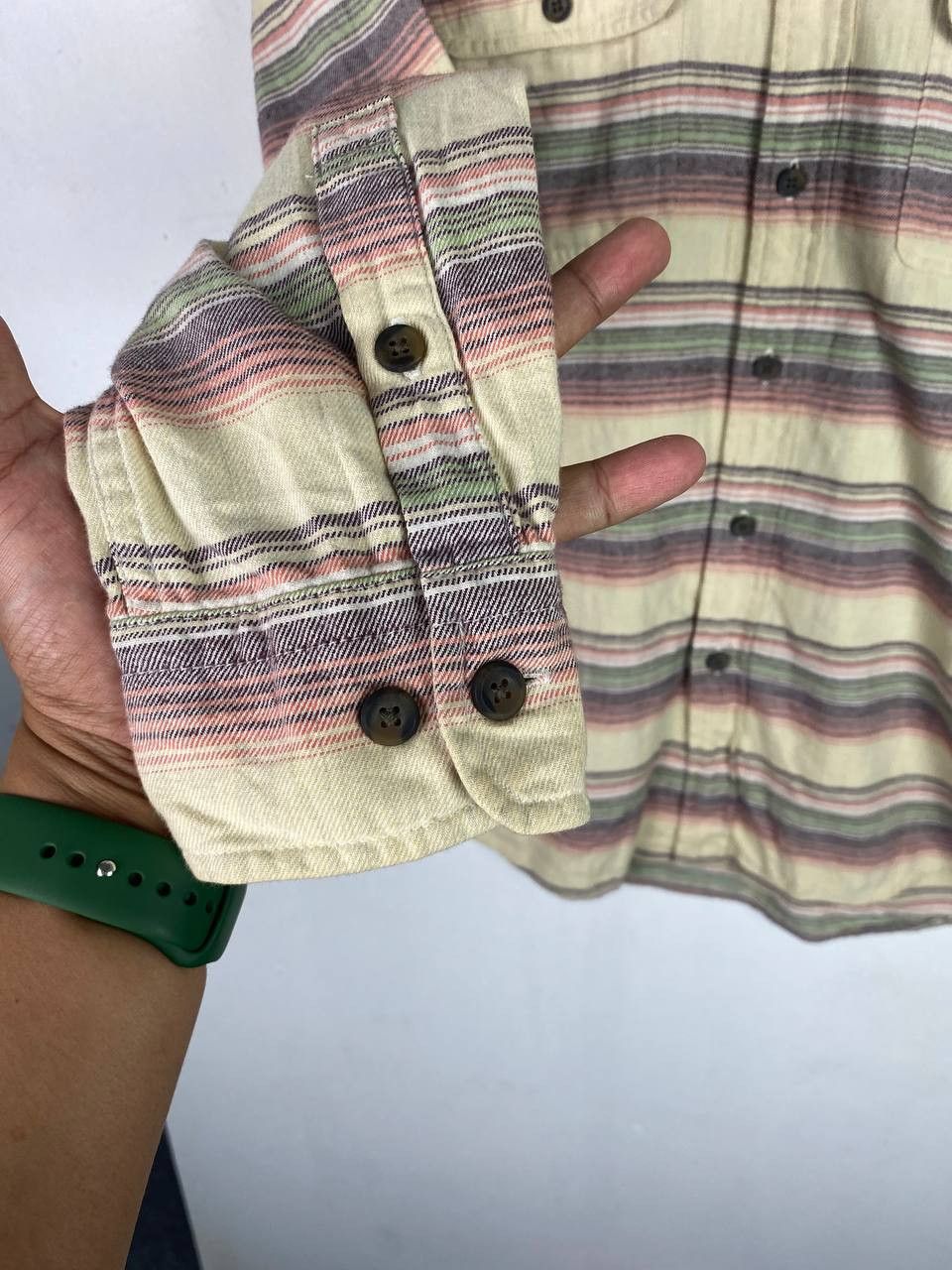 Flannel uniqlo striped flannel shirt nice design Size US L / EU 52-54 / 3 - 4 Thumbnail