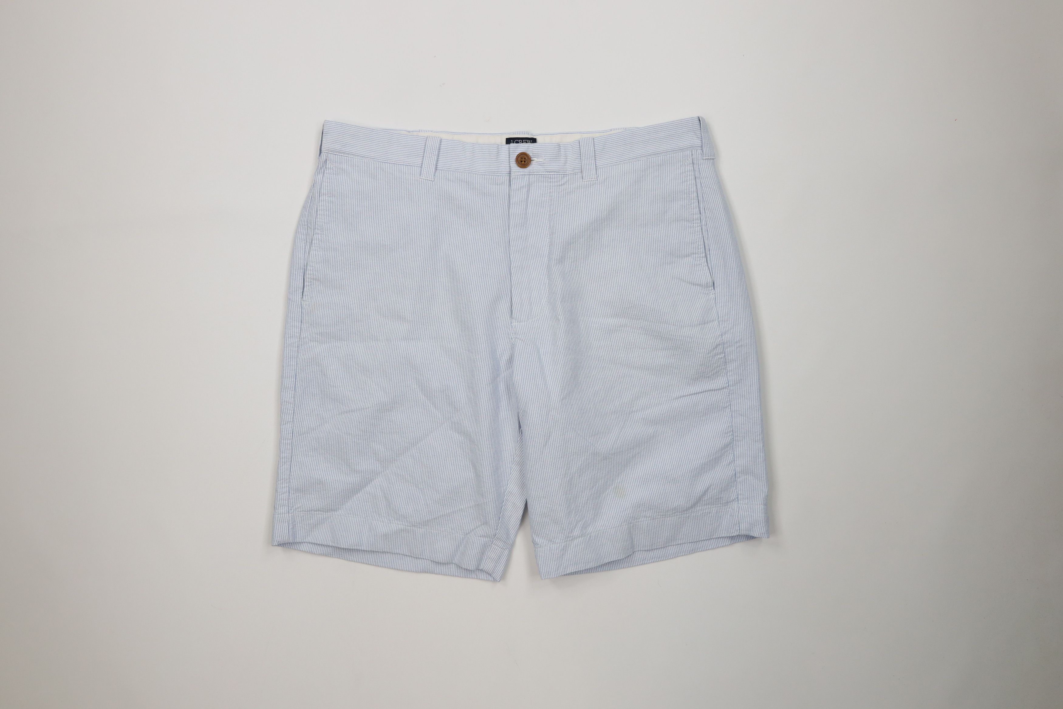 J.Crew J Crew Gramercy Above Knee Chino Golf Shorts Blue Cotton Size US 34 / EU 50 - 1 Thumbnail