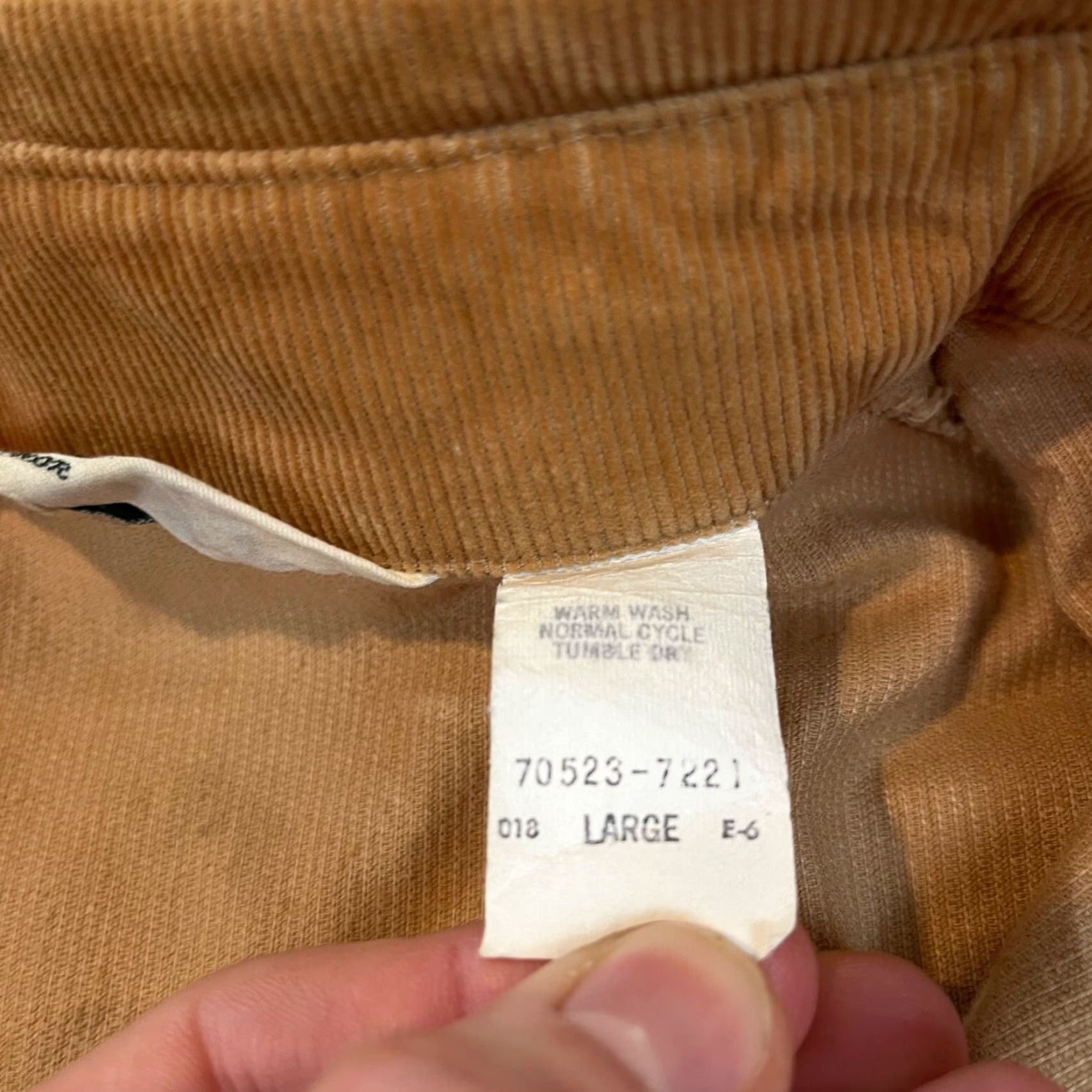Levi's Levi's Button-Up Shirt Mens Large Corduroy Panatela Brown 70s 80s Classic Casual Workwear Mens Size US L / EU 52-54 / 3 - 4 Thumbnail