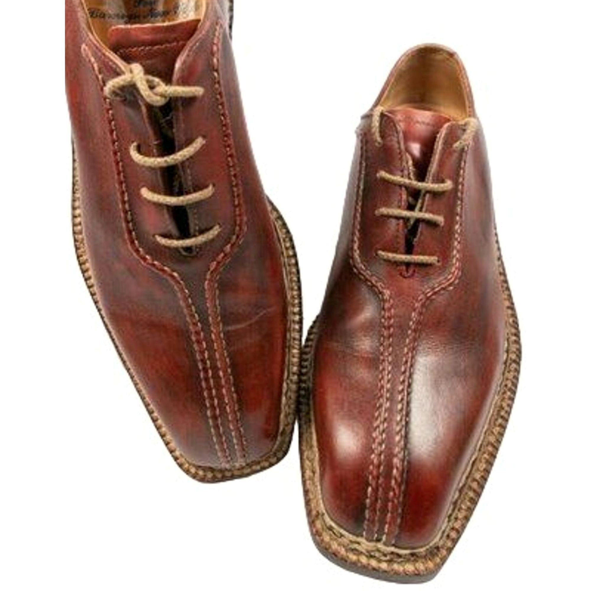 Bettanin & Venturi Bettanin & Venturi Italy Mens 7 Brown Norvegese Double Split Size US 7 / EU 40 - 7 Thumbnail