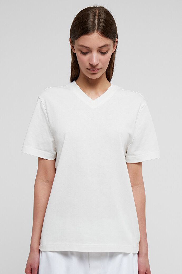Bottega Veneta o1n1vont1224 T-Shirt in White Size S / US 4 / IT 40 - 1 Thumbnail