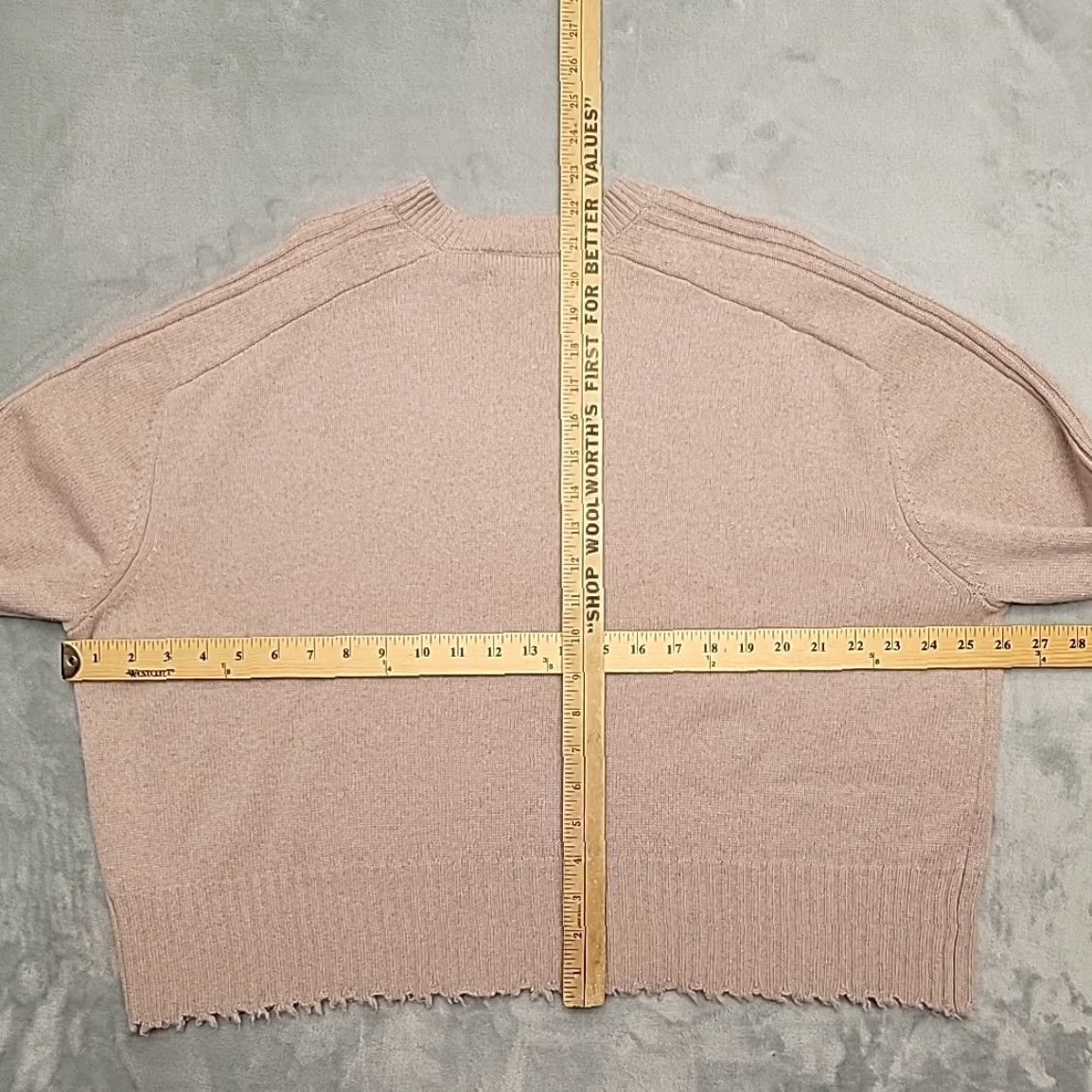 Allsaints AllSaints Sweater Womens M Pink Crew Neck Knit Wool Cashmere Casual Size M / US 6-8 / IT 42-44 - 8 Thumbnail