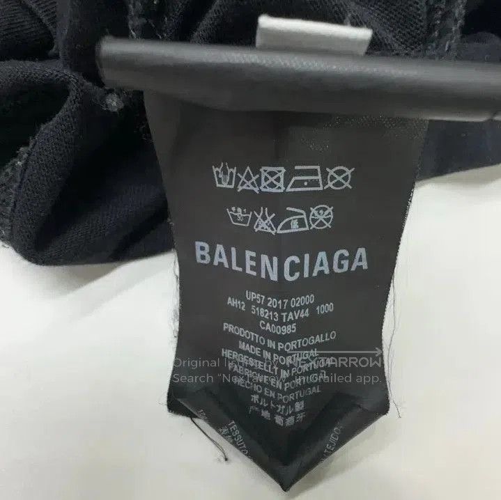 Balenciaga Balenciaga Casual Black Short Sleeve T. Size US XS / EU 42 / 0 - 5 Thumbnail