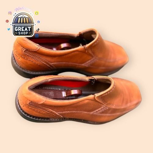 Rockport Size 9.5 ROCKPORT Mens Slip On Leader 2 BIKE Toe Brown SHOES Size US 9.5 / EU 42-43 - 3 Thumbnail