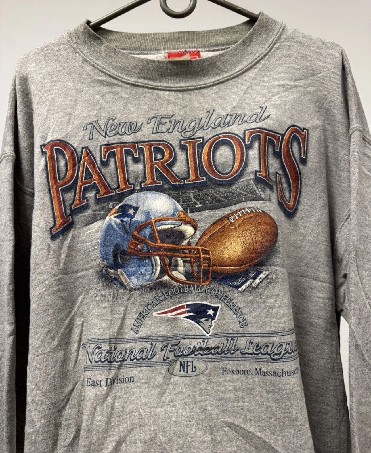 NFL × Vintage Vintage NFL Patriots Sweatshirt American Football Size US M / EU 48-50 / 2 - 4 Thumbnail