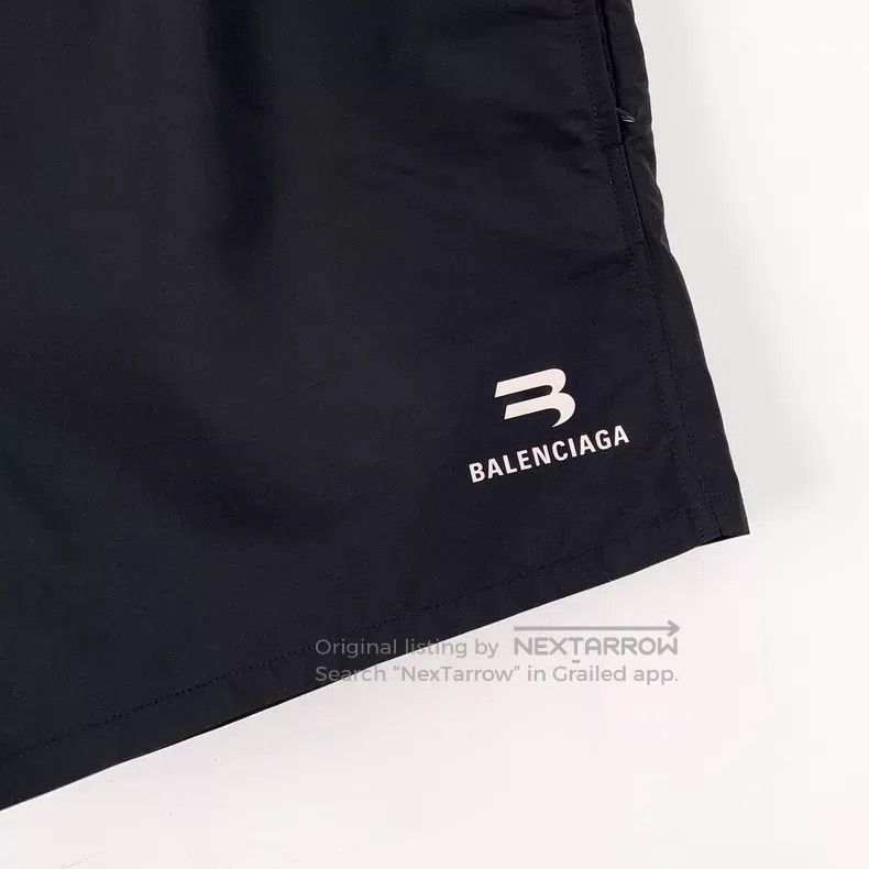 Balenciaga Balenciaga size L Black Logo Letter Printed Casual Sport S Size US 27 - 4 Thumbnail