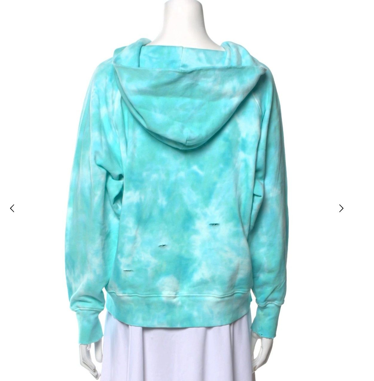 LoveShackFancy Addison Cabana Teal Cotton Tie Die New With Tags Size ONE SIZE - 6 Thumbnail