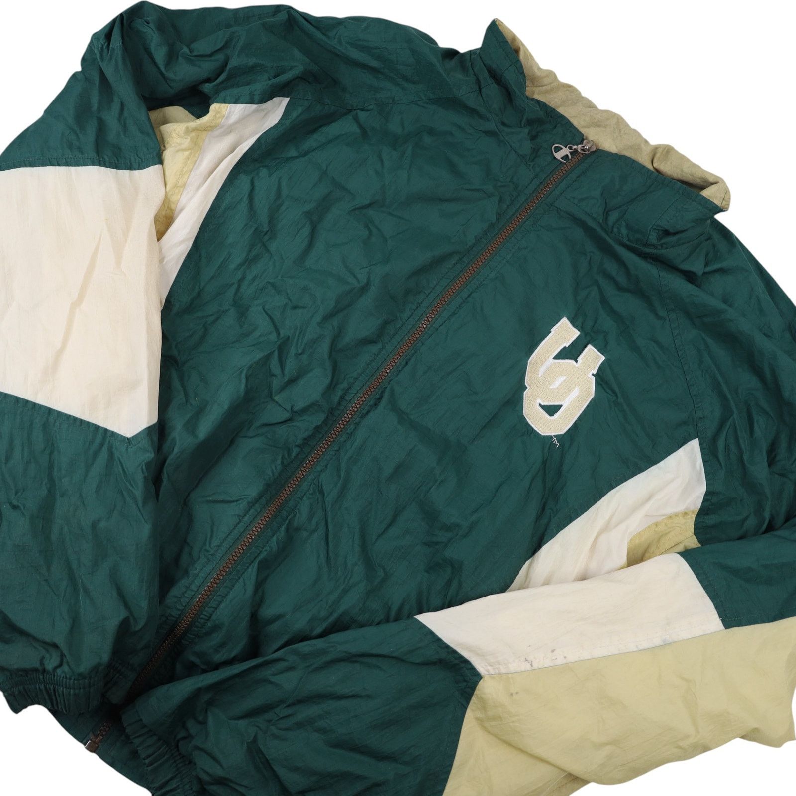 Champion × Vintage VTG Champion University of Oregon Ducks Windbreaker Jacket Size US L / EU 52-54 / 3 - 3 Thumbnail