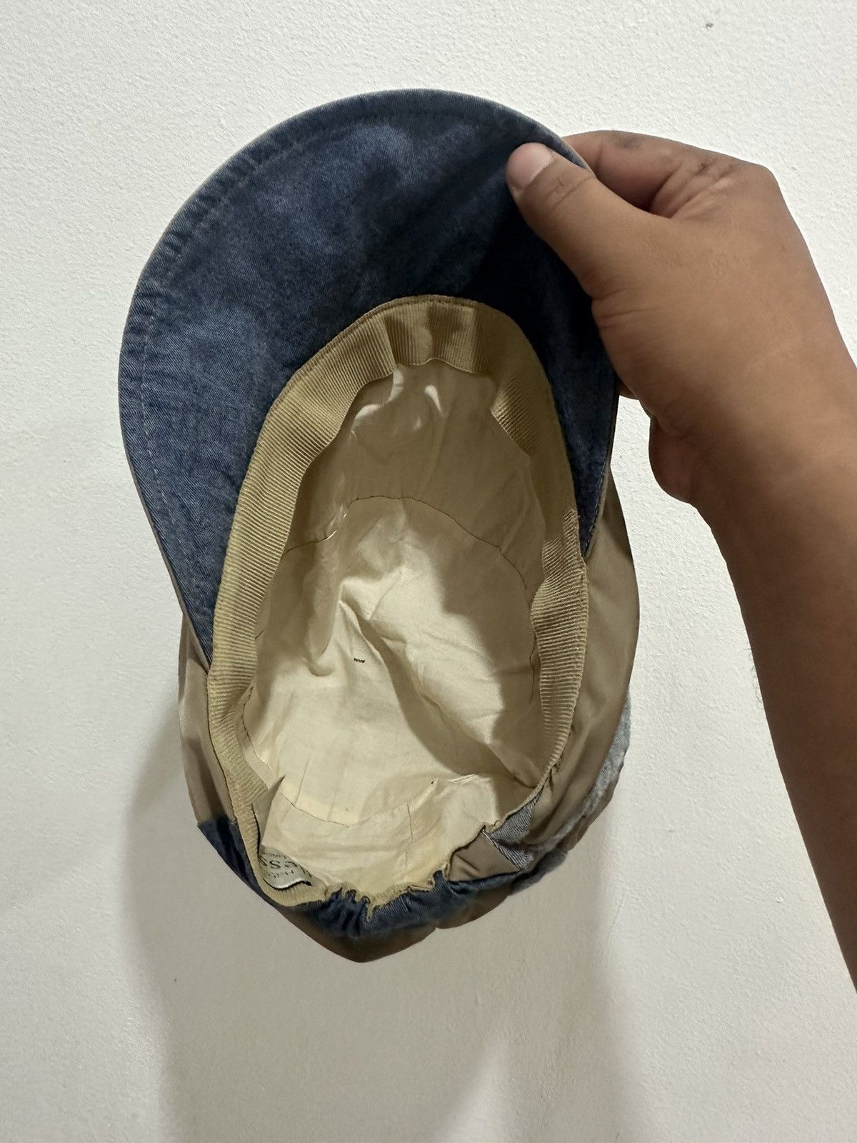 Vintage VTG Artist Hat Newsboy Patchwork By Dessiner Made in Italy Size ONE SIZE - 7 Thumbnail